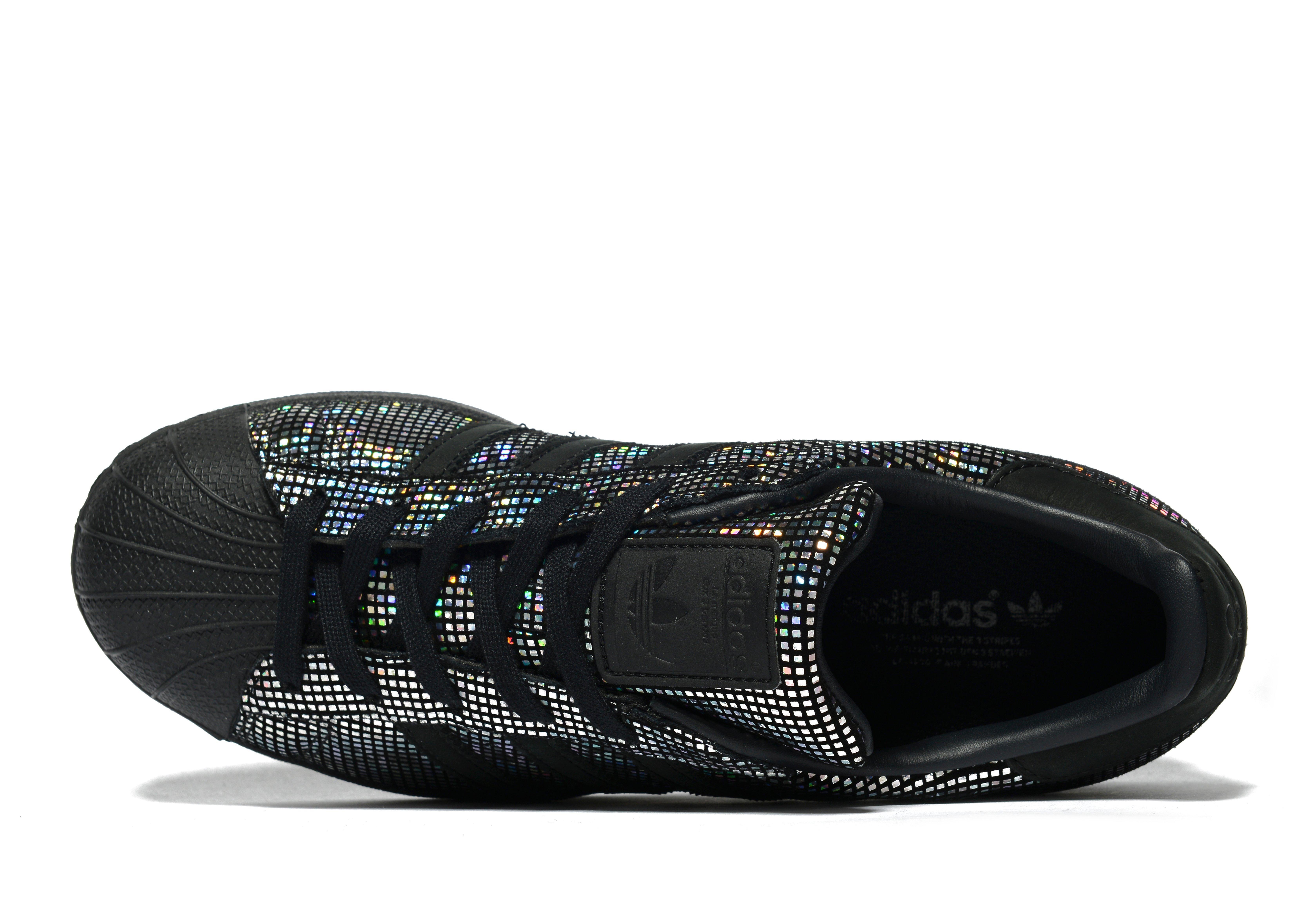 black sparkly adidas superstars