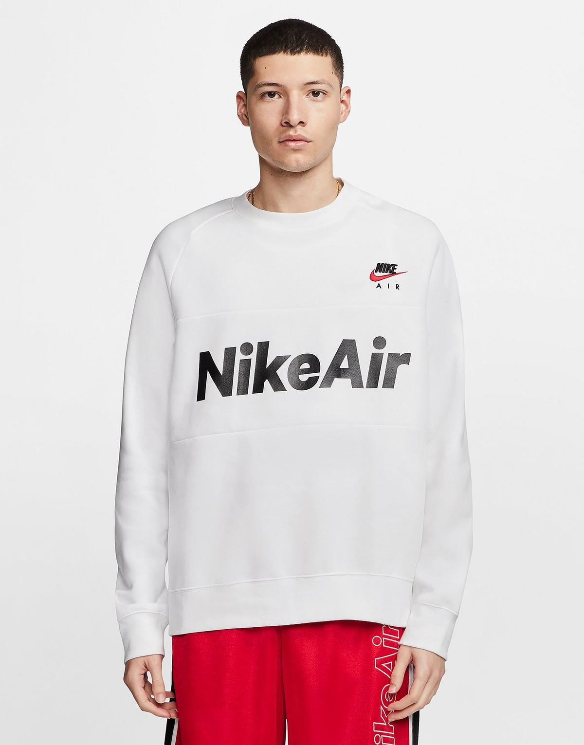 nike air crew sweatshirt white