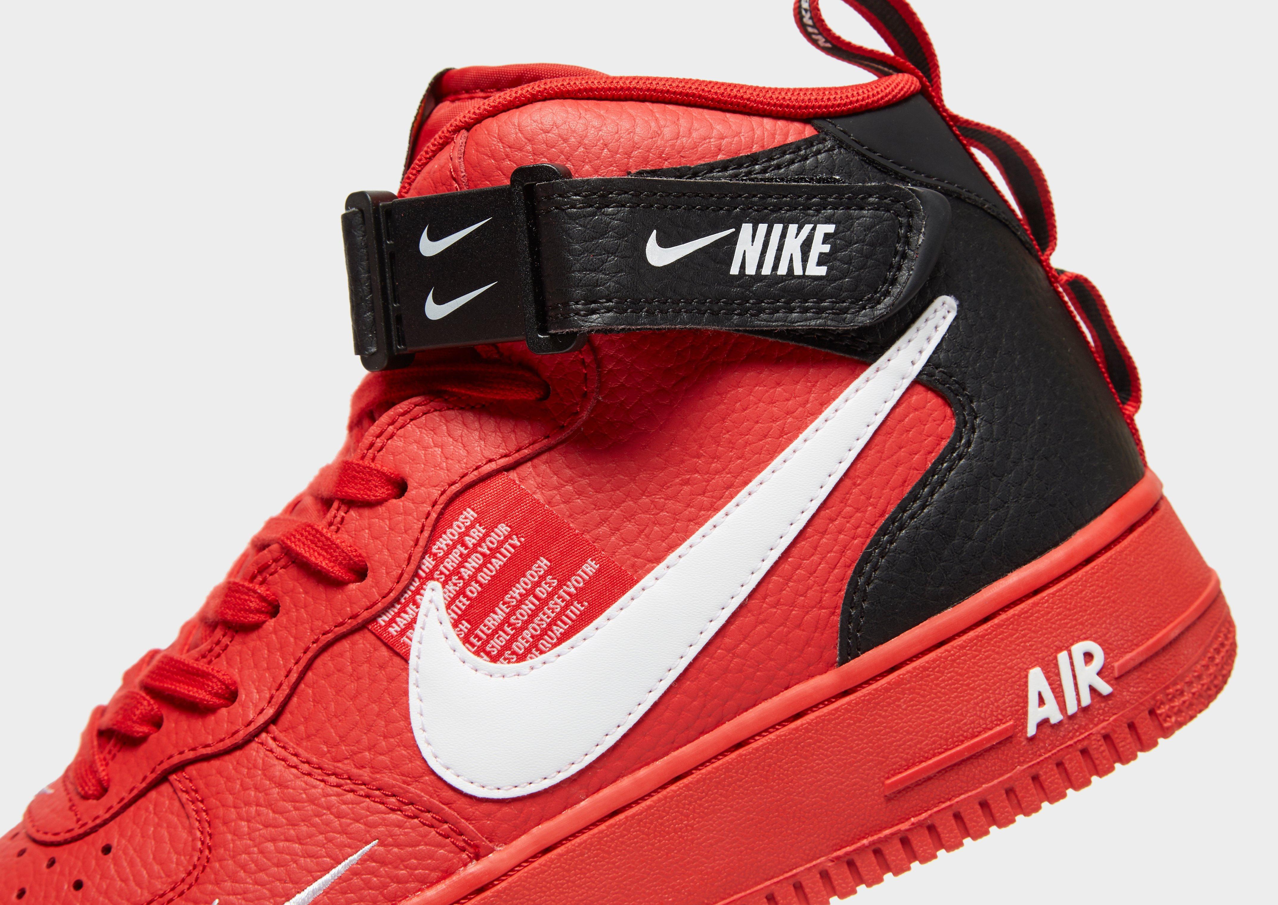 nike air force lv8 red mid