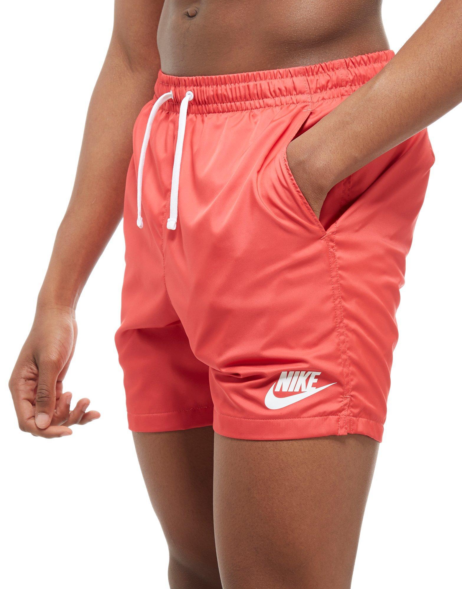 Nike Synthetic Flow Swim Shorts in Pink 