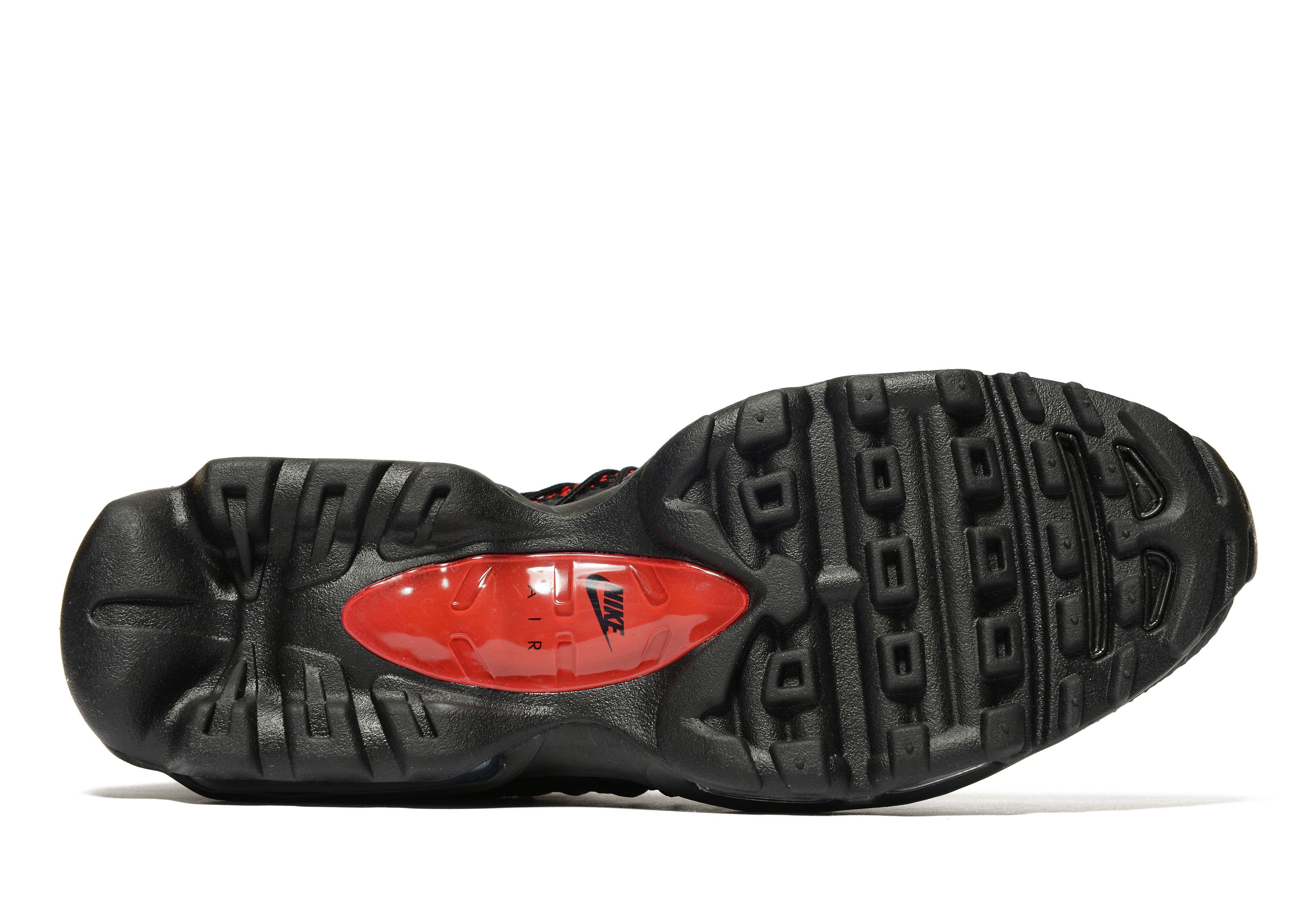 nike air max 95 ultra jacquard red and black