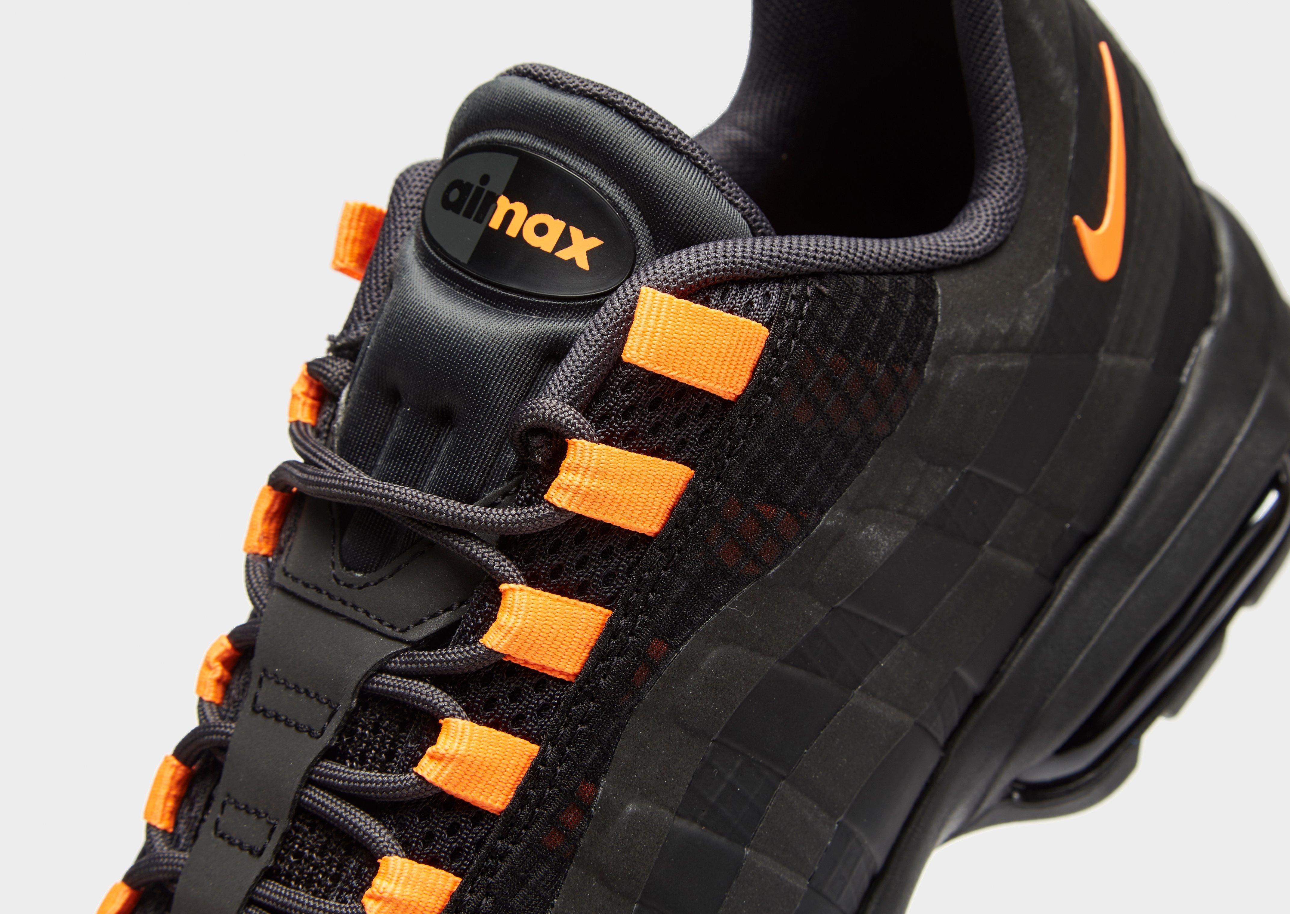 Nike Synthetic Air Max 95 Ultra Se in Black/Orange (Black) for Men ...