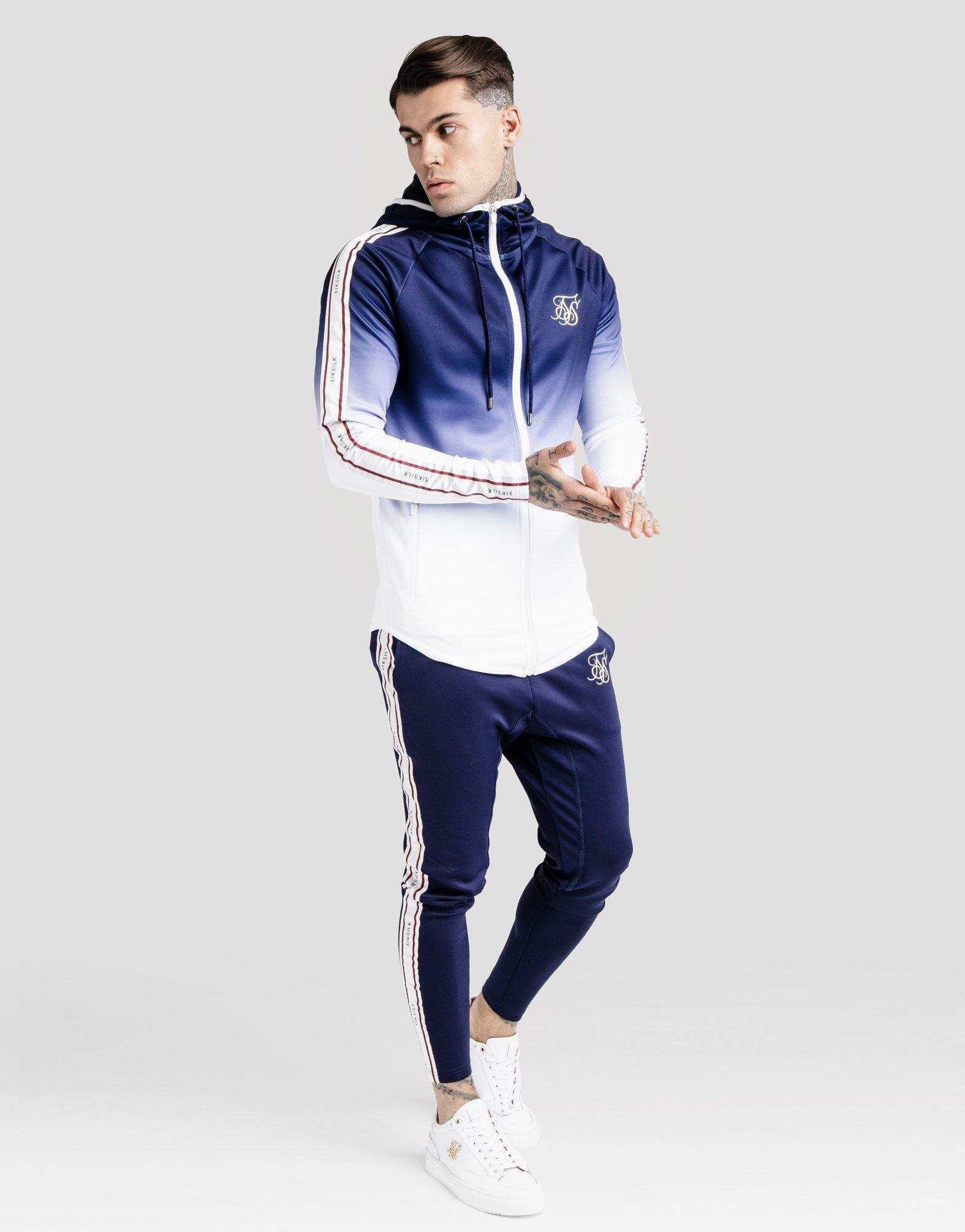 siksilk athlete tape hoodie