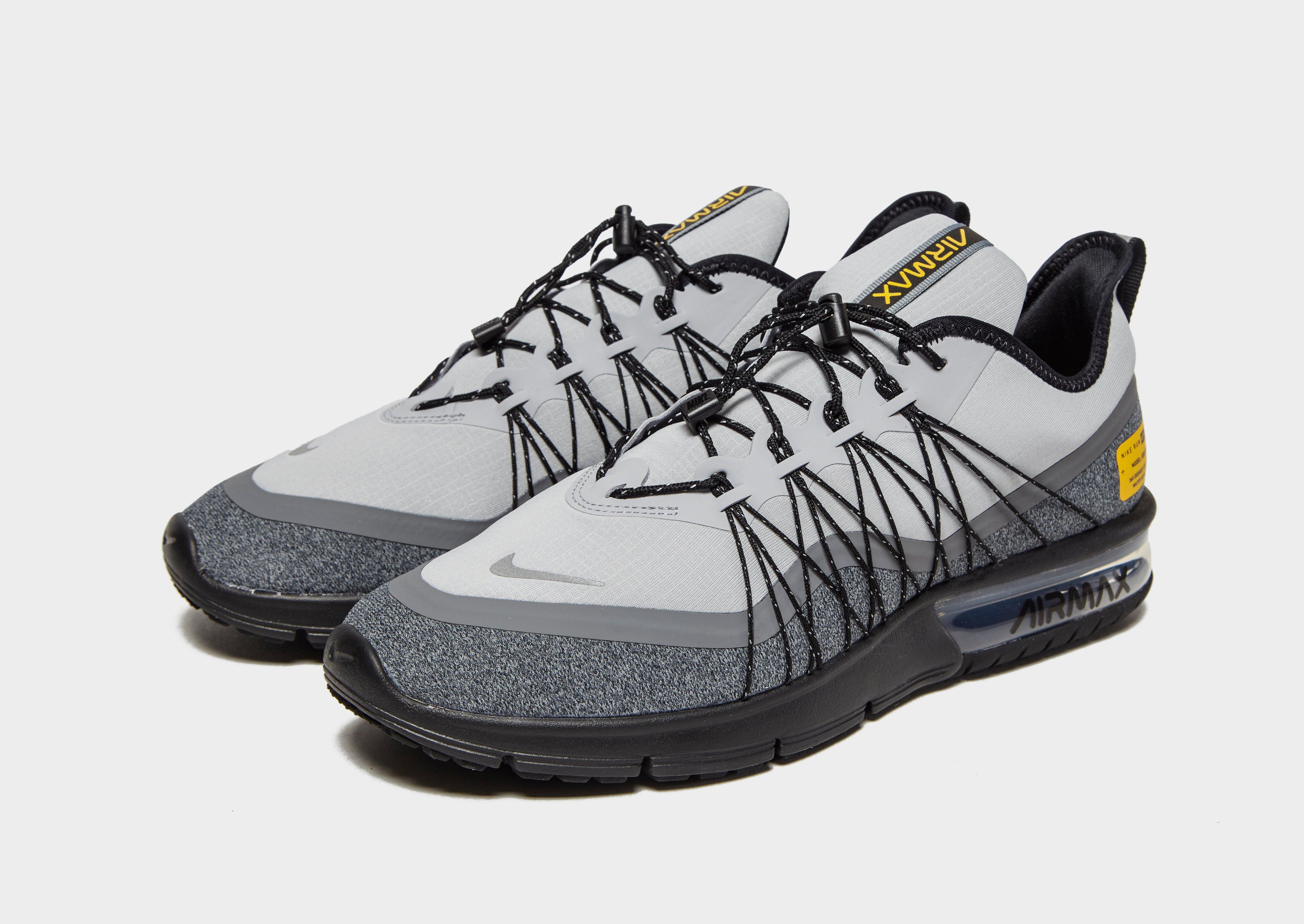 Nike Rubber Air Max Sequent 4 Utility in Grey/Black (Gray) for Men - Lyst