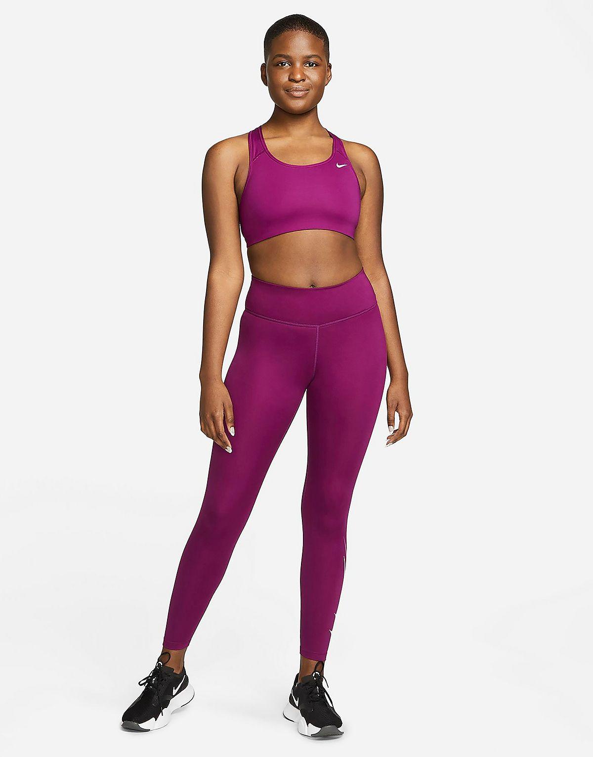 Nike Swoosh Running Tights in Purple | Lyst UK