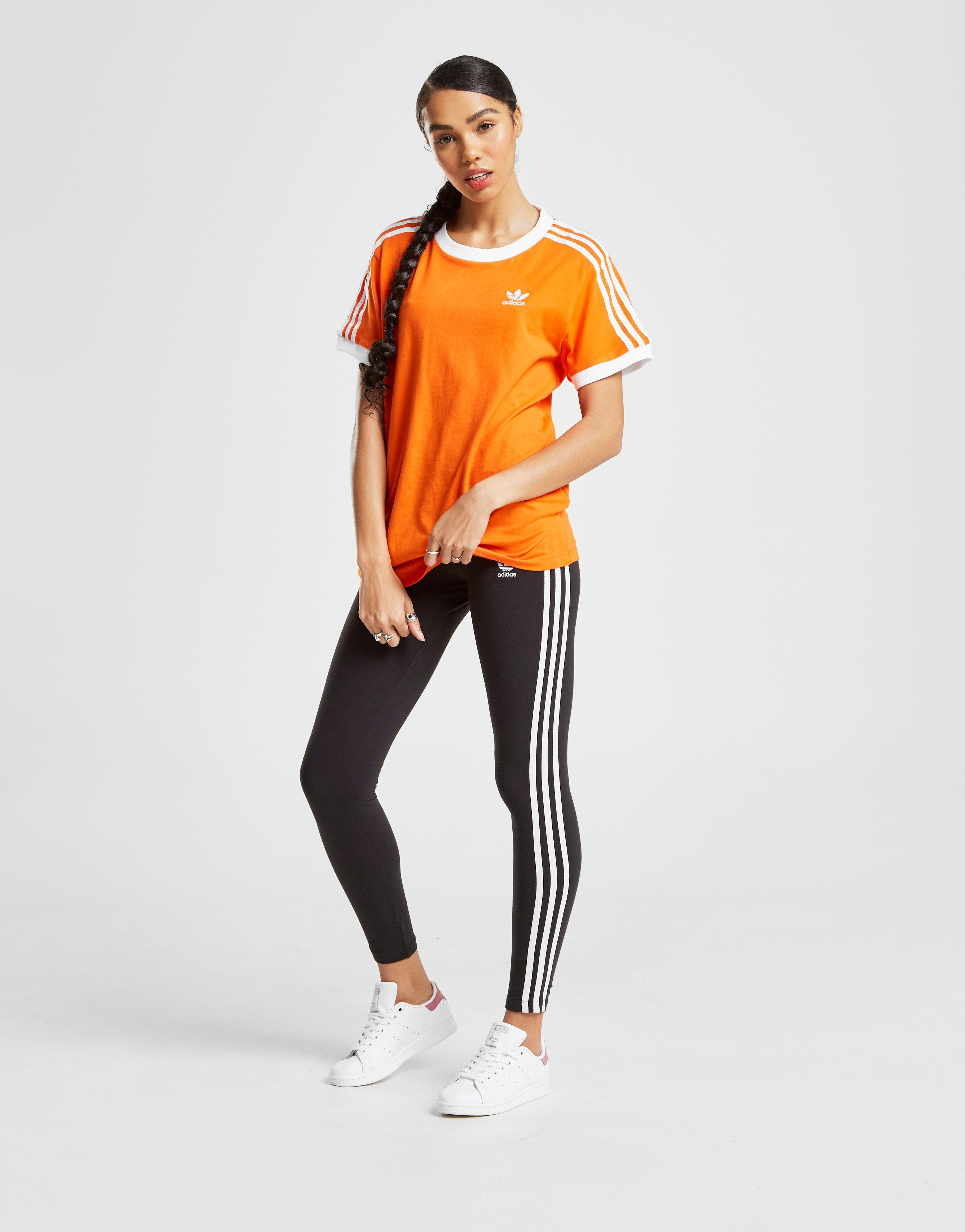adidas california t shirt orange
