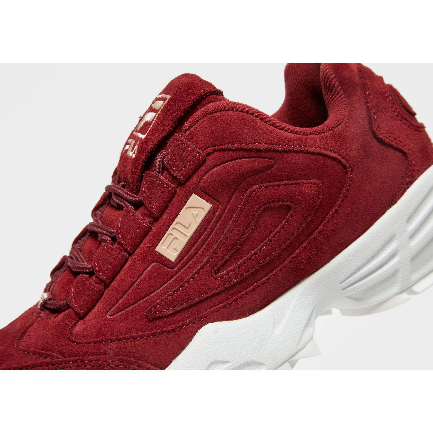 burgundy and gold filas