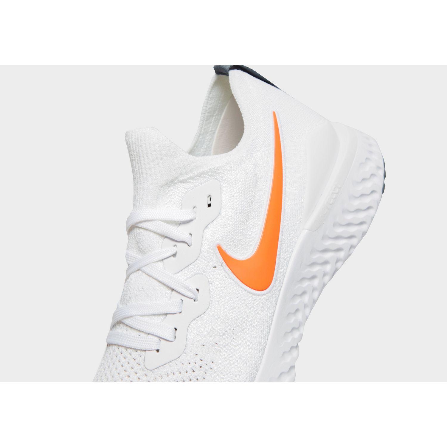 nike epic react flyknit mens orange