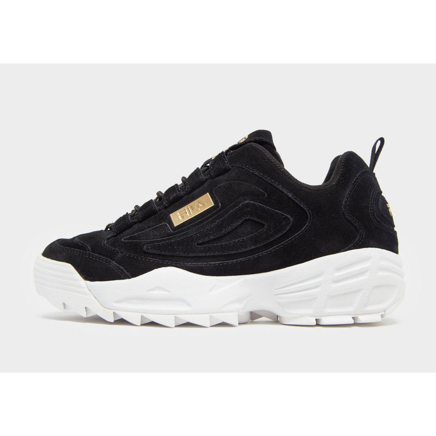 fila disruptor black and gold