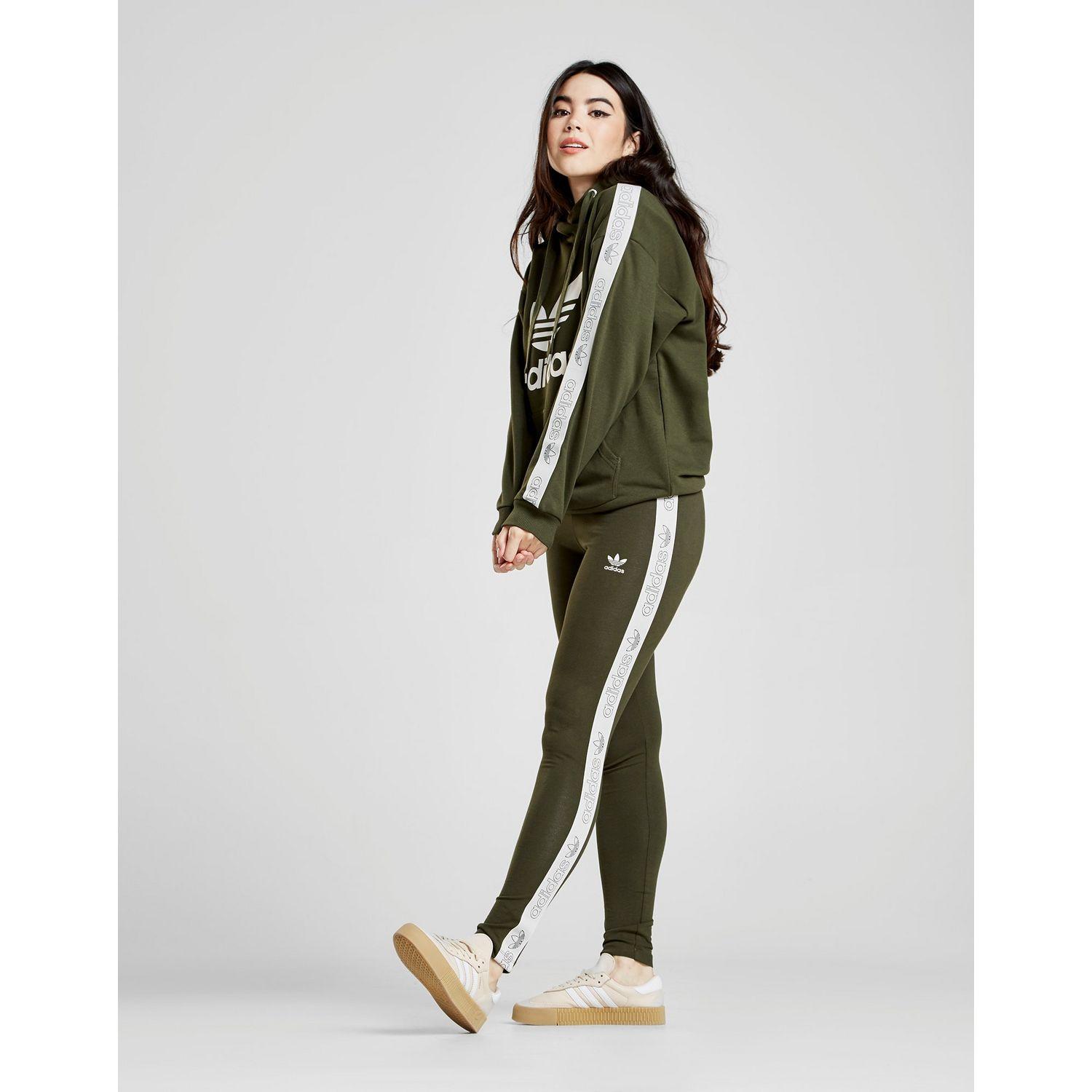 adidas originals tape overhead hoodie