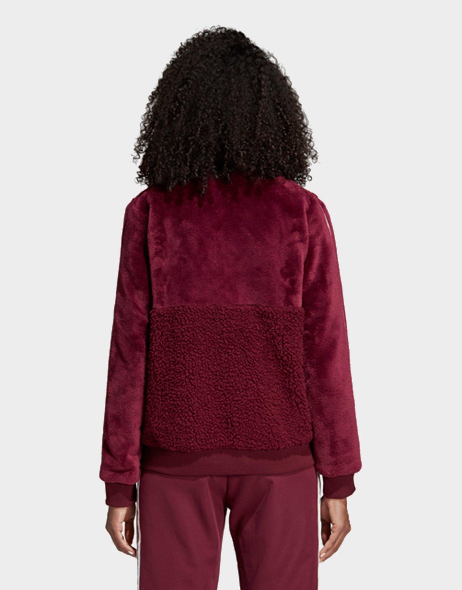adidas originals clrdo fleece zip-front track jacket adidas originals clrdo fleece zip-front track jacket