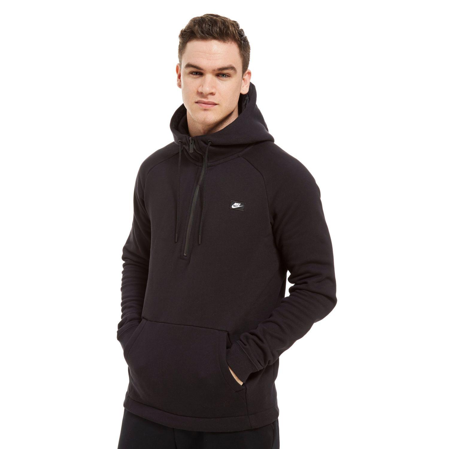 nike modern hoodie half zip