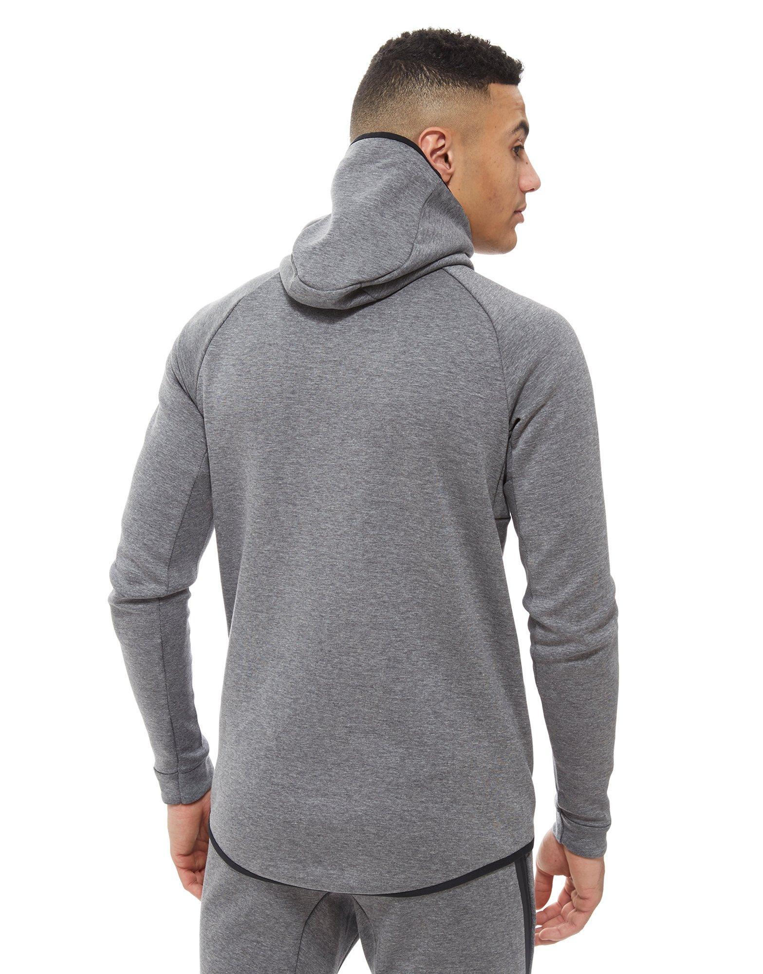 Nike Manchester City Fc Tech Fleece Hoodie in Grey (Grey) for Men - Lyst