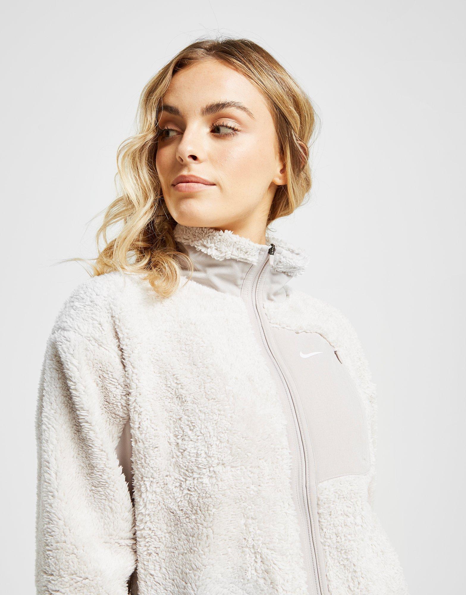 nike training sherpa full zip top