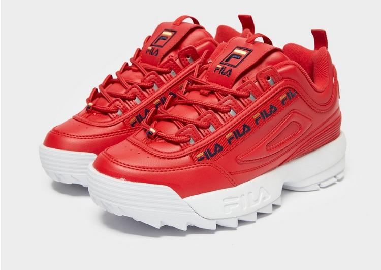 all red fila disruptor