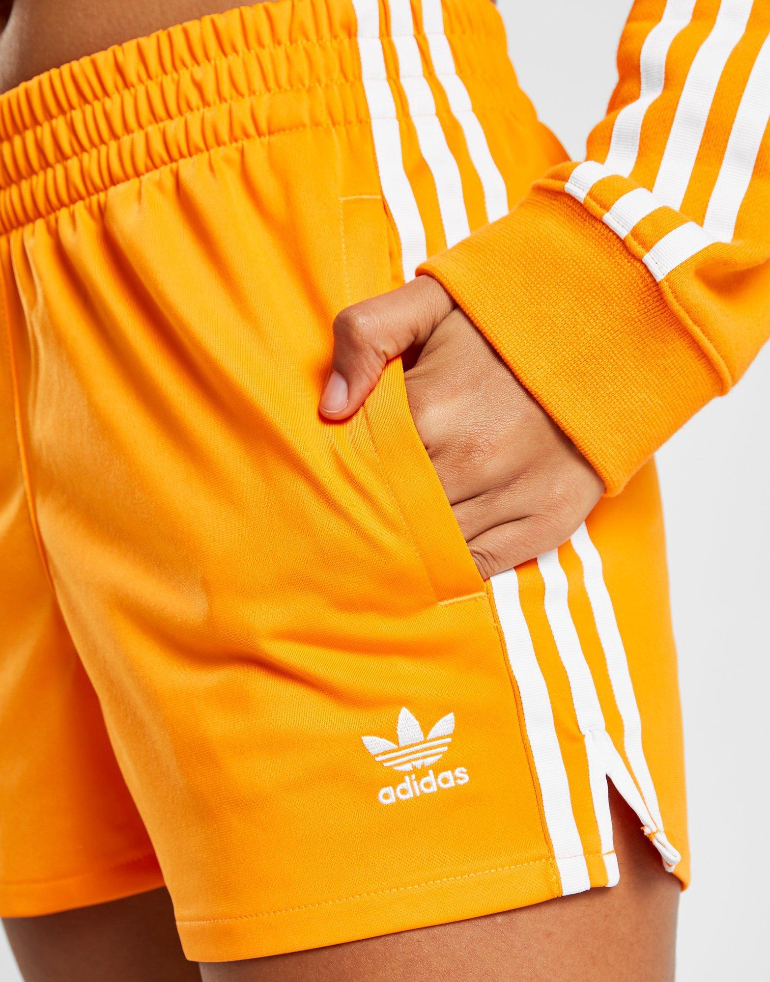 Adidas Adicolor Yellow Adidas Shorts Womens Adicolor 3-Stripes Shorts
