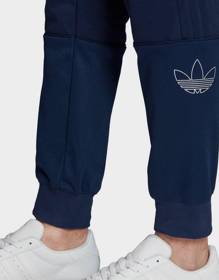 silver foil outline track pants