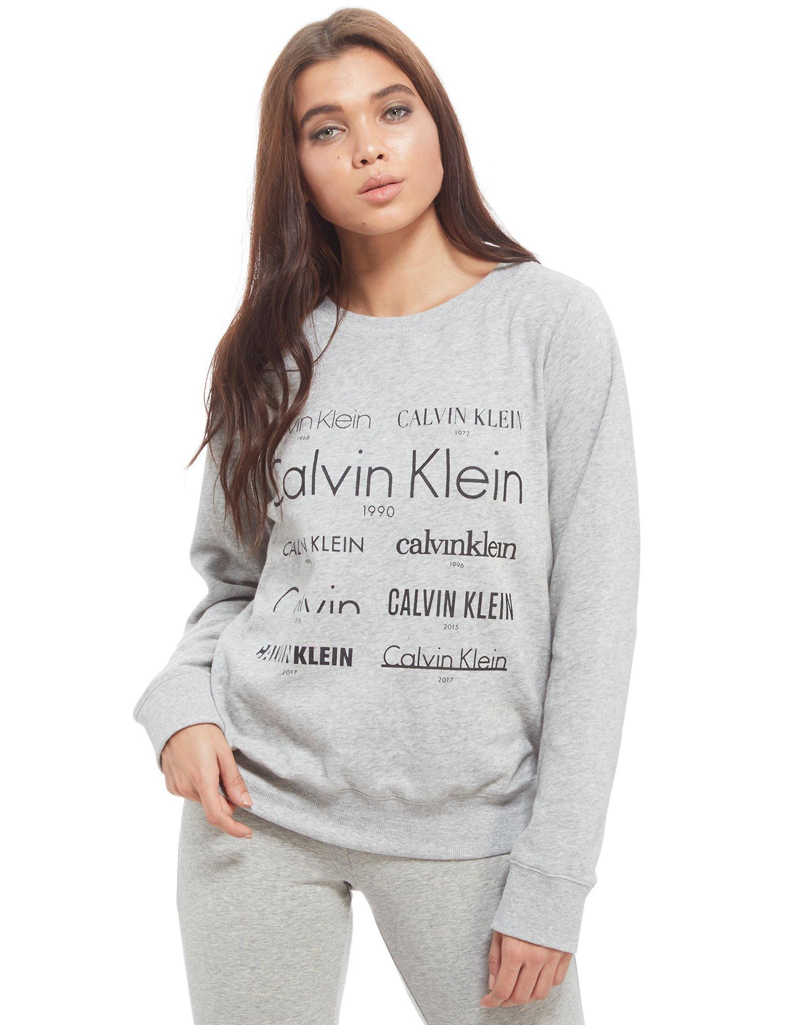 calvin klein grey sweatshirt