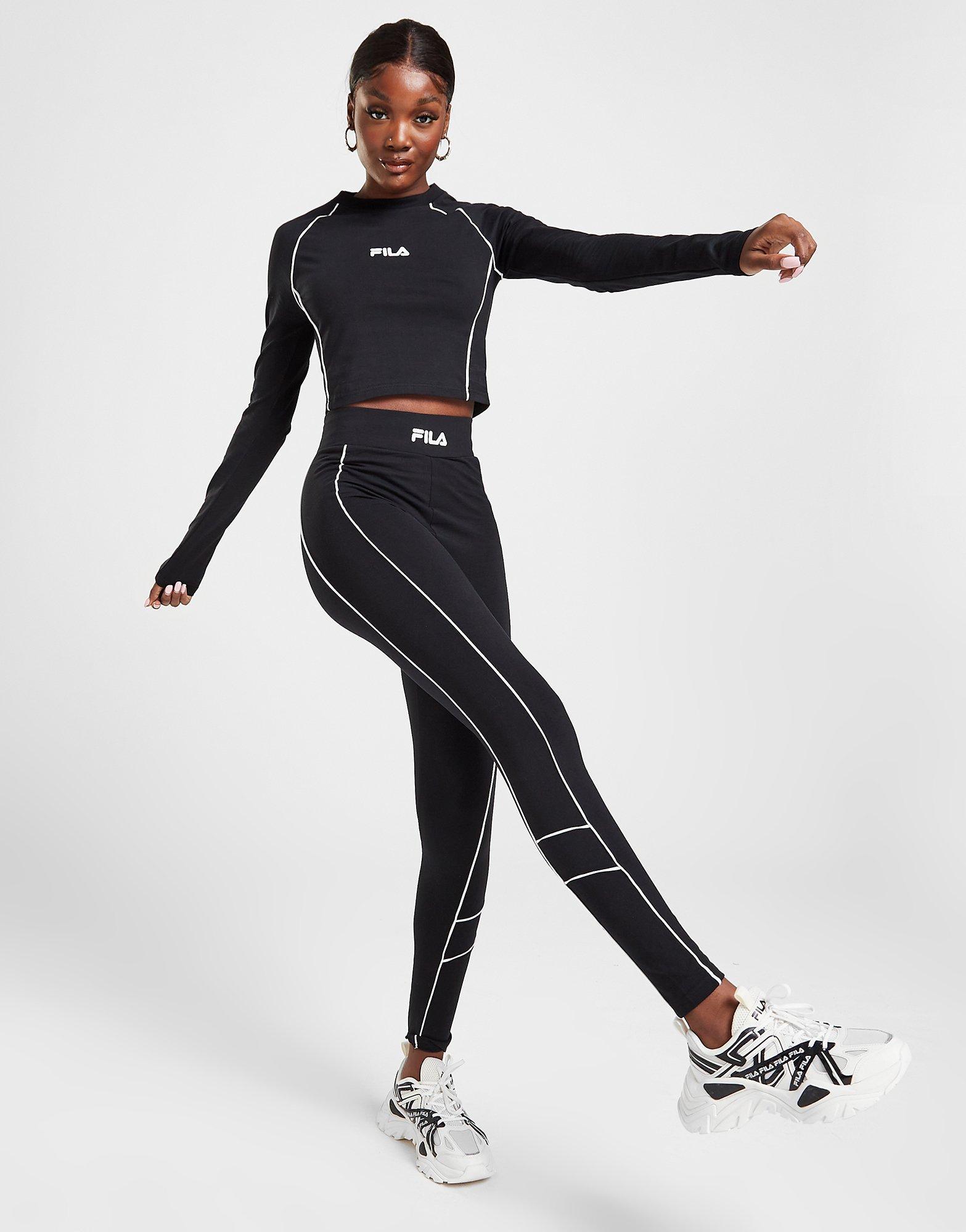 Fila logo panel leggings Clearance