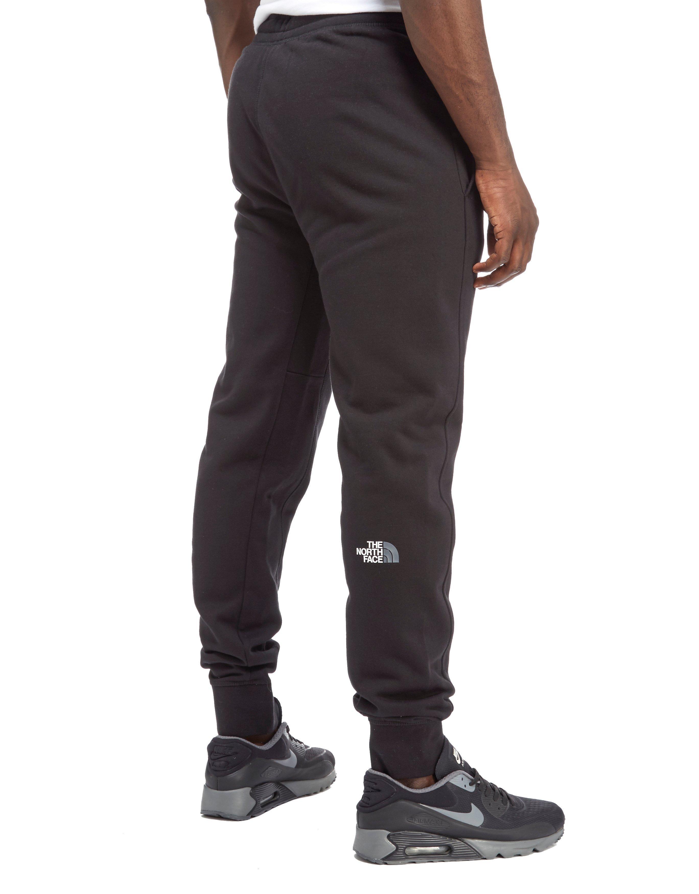 black north face tracksuit bottoms