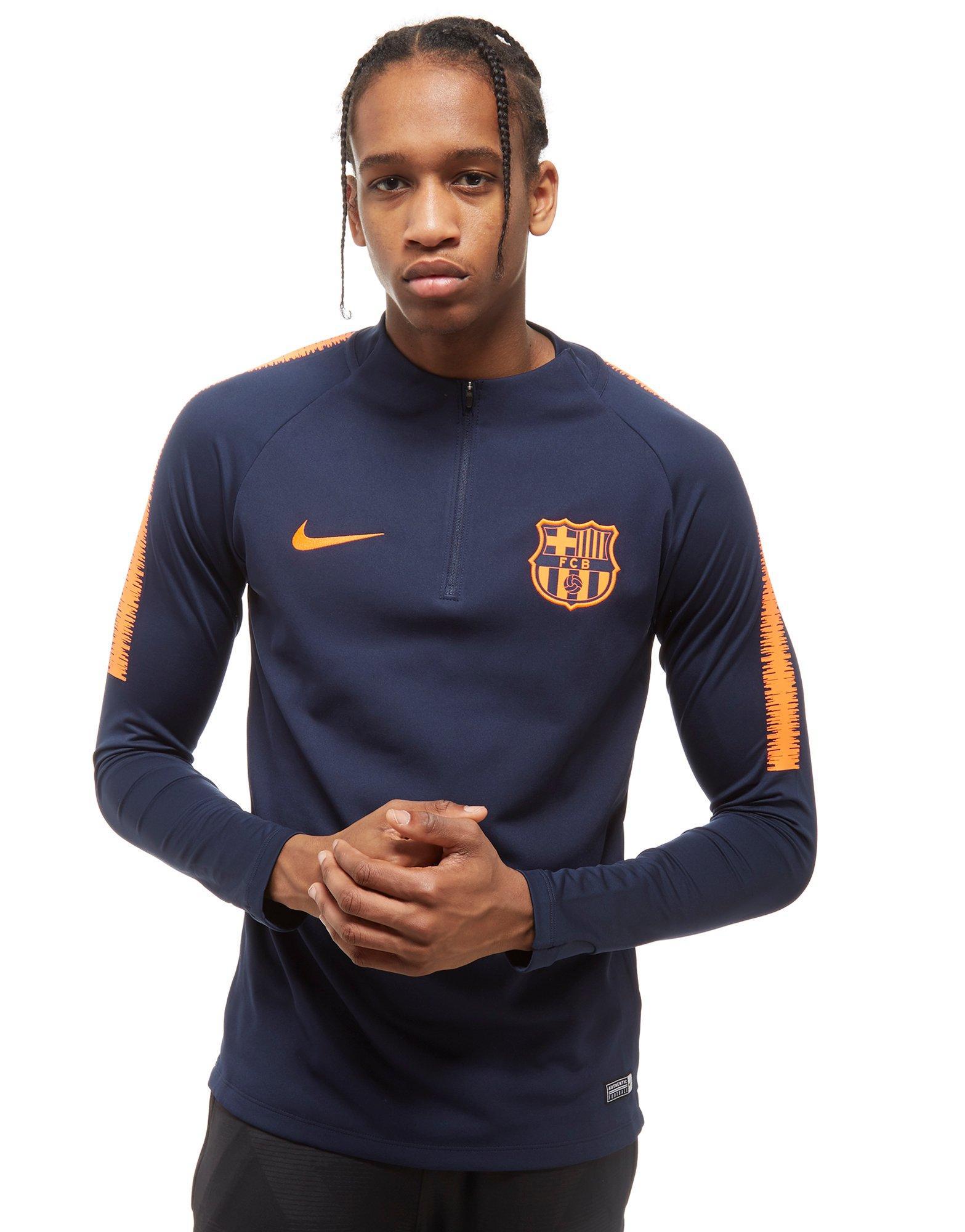 fc barcelona squad drill top