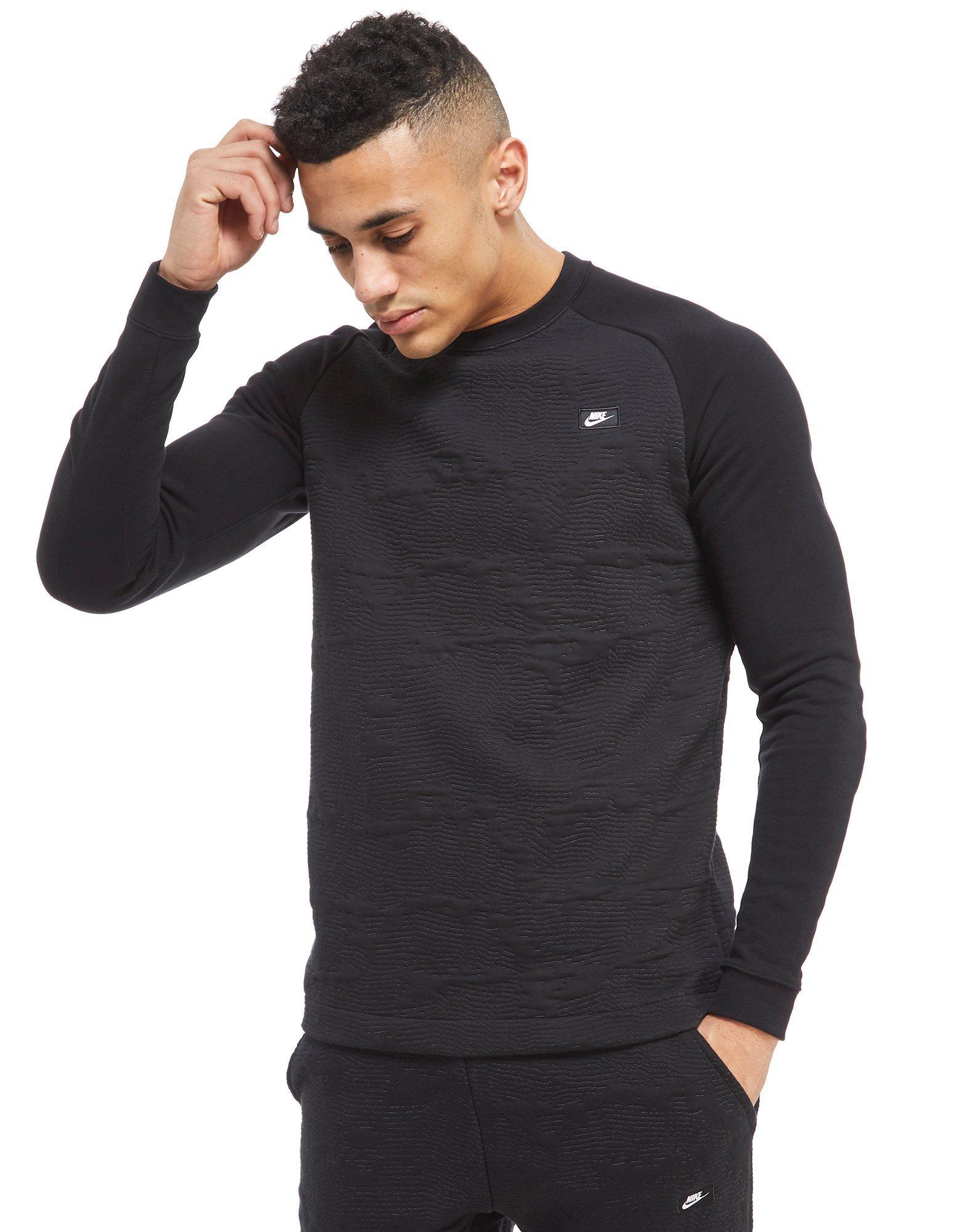 Nike Synthetic Modern Winter Crew Sweatshirt in Grey/Black (Black) for ...