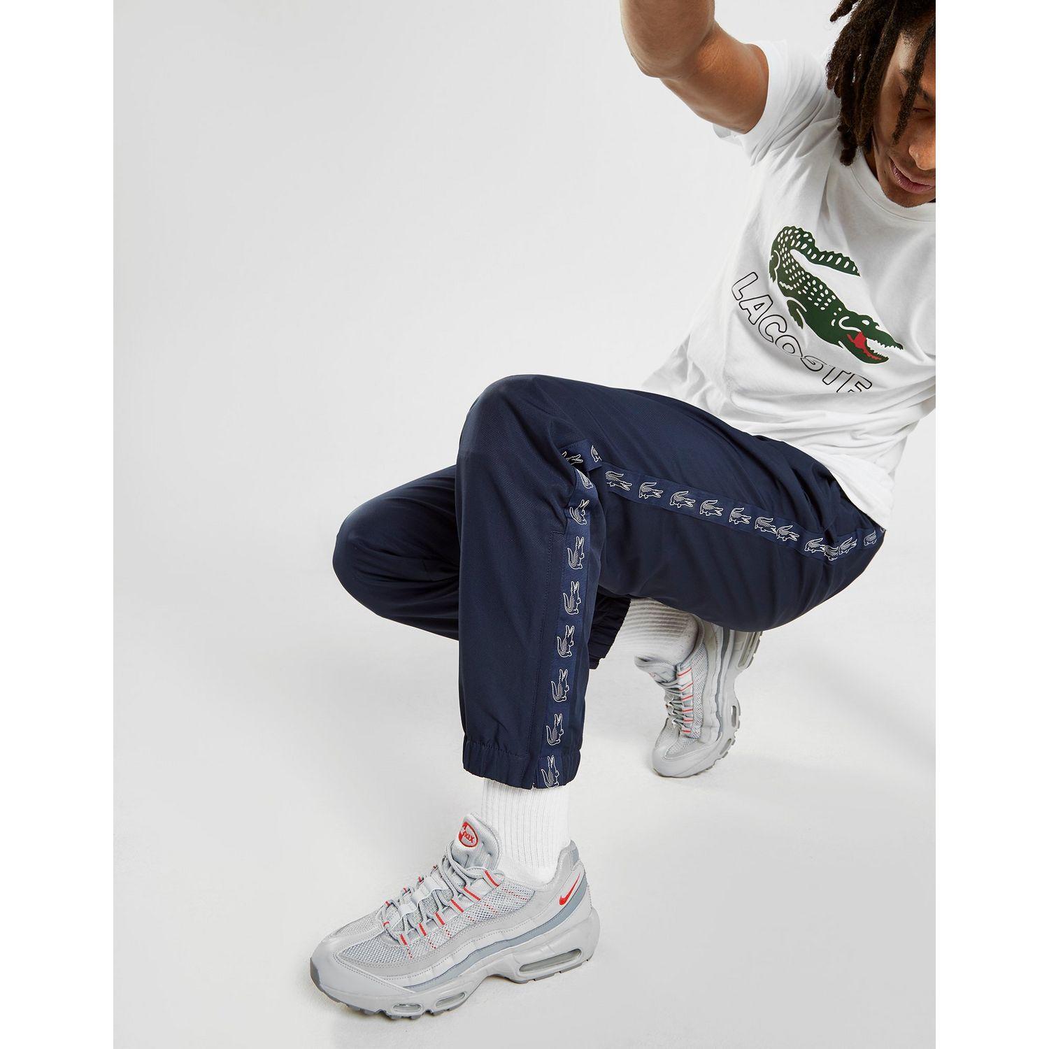 Lacoste Synthetic Tape Guppy Track Pants in Blue for