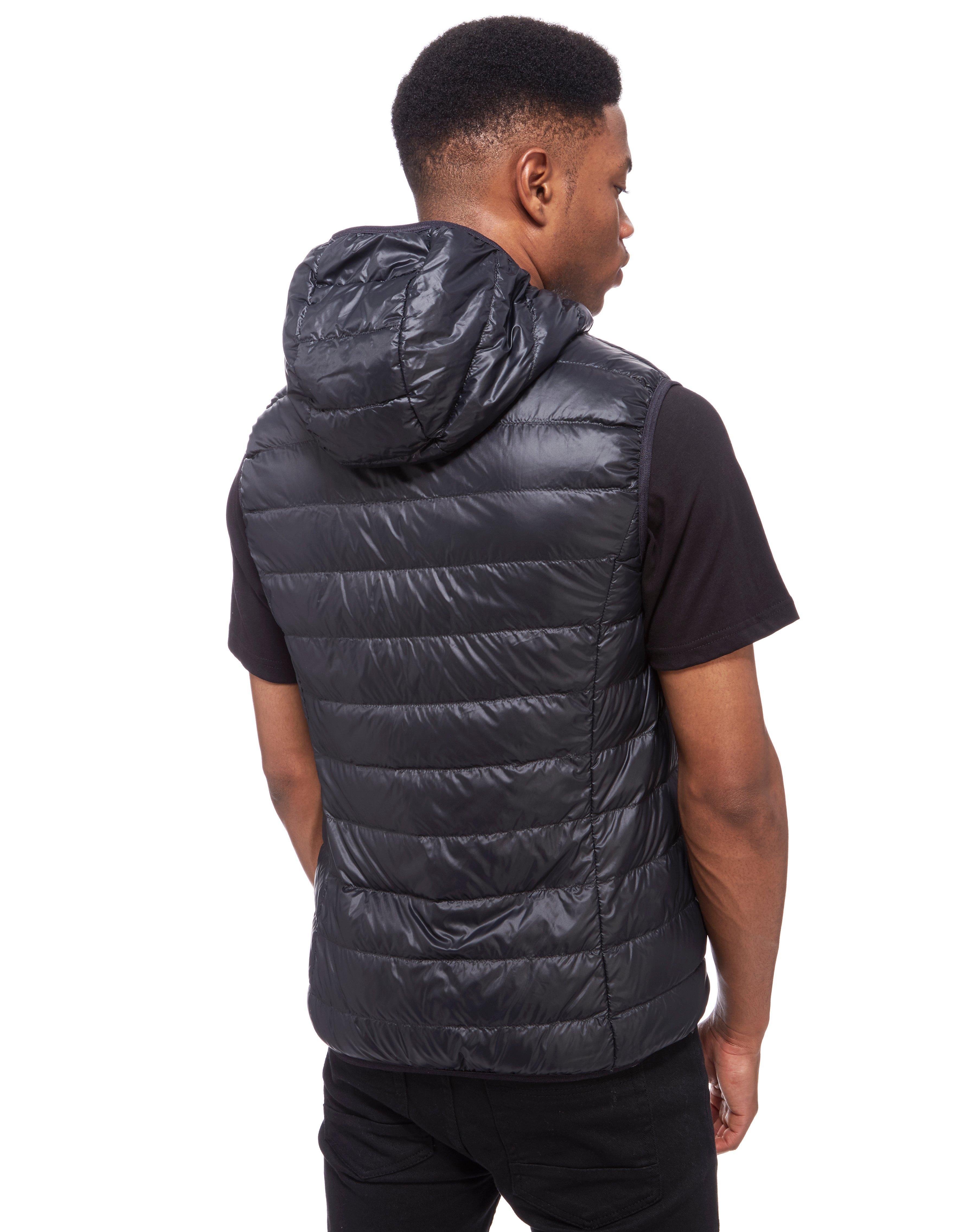 ea7 bodywarmer with hood