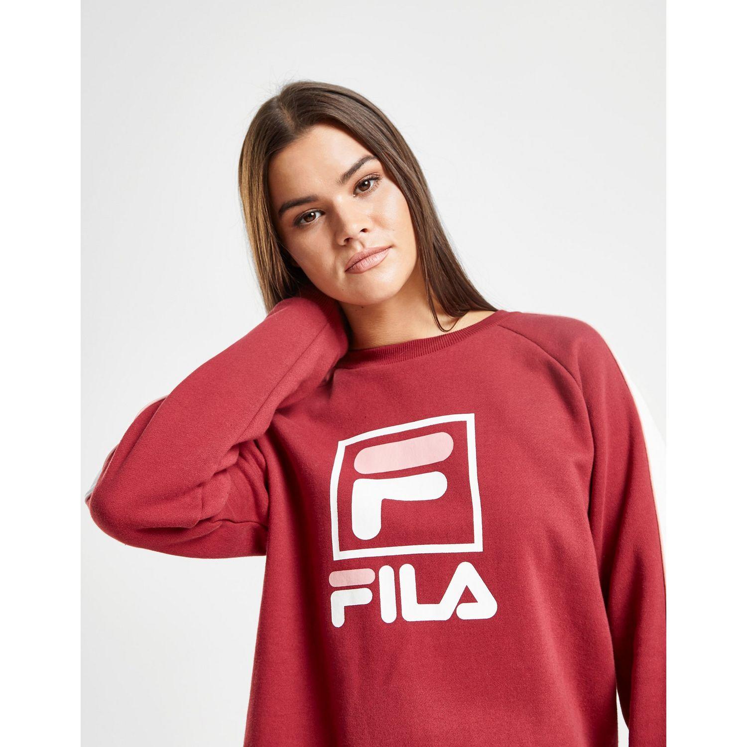 Fila Box Logo Crew Sweatshirt Top Sellers, 50% OFF | www.ingeniovirtual.com