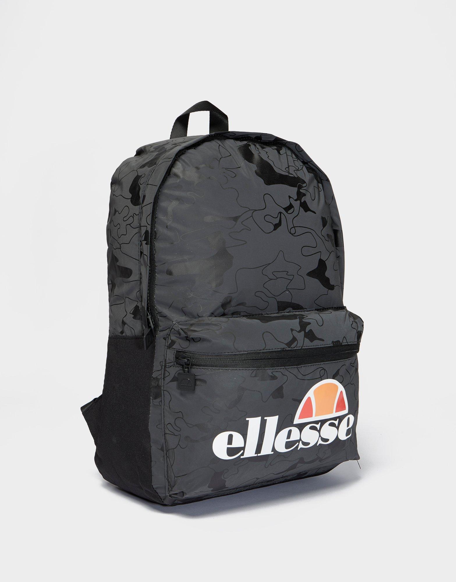 Ellesse Synthetic Camo Backpack in Black for Men - Lyst