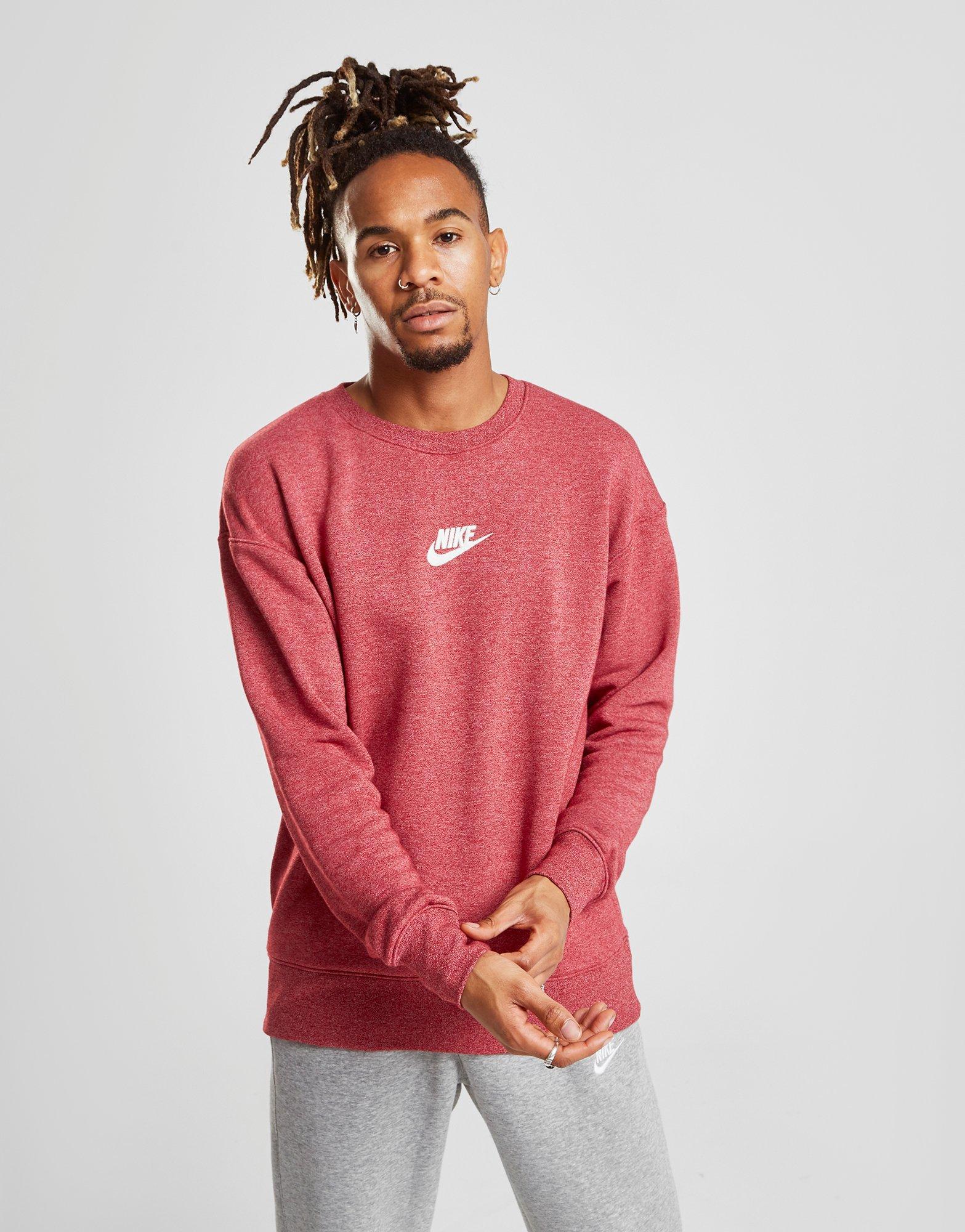 nike heritage crew sweatshirt men's