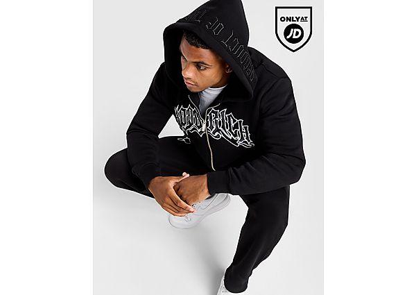 Sweat à Capuche Hoodrich Pour Homme – Noir Et Bleu – Taille M – Excellent état