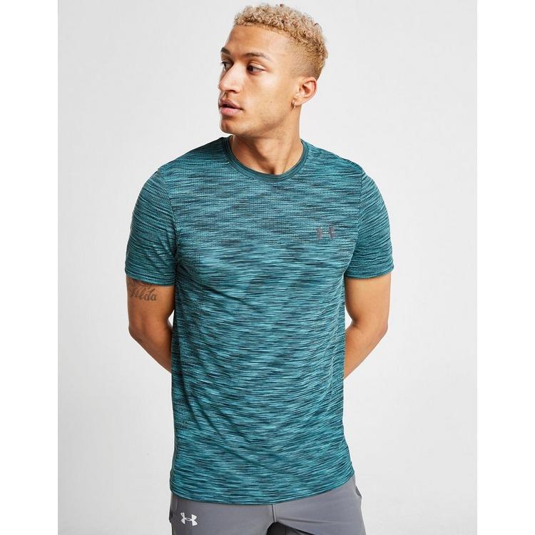 Under Armour Synthetic Vanish Seamless Short Sleeve T-shirt in Green/Black  (Green) for Men - Lyst