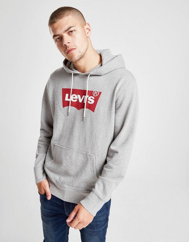 levis batwing hoodie grey