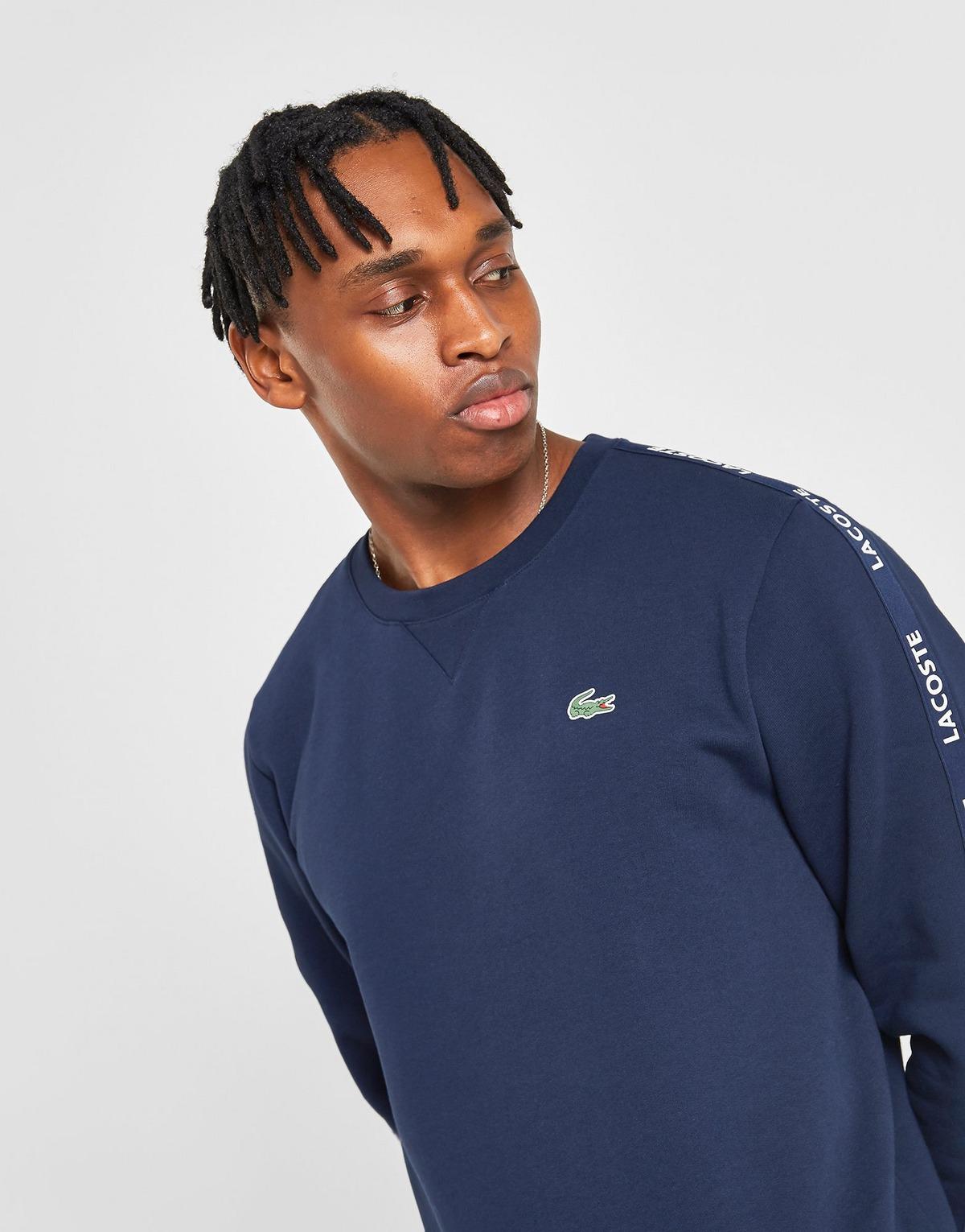 Lacoste Tonal Tape Crew Sweatshirt Sale 