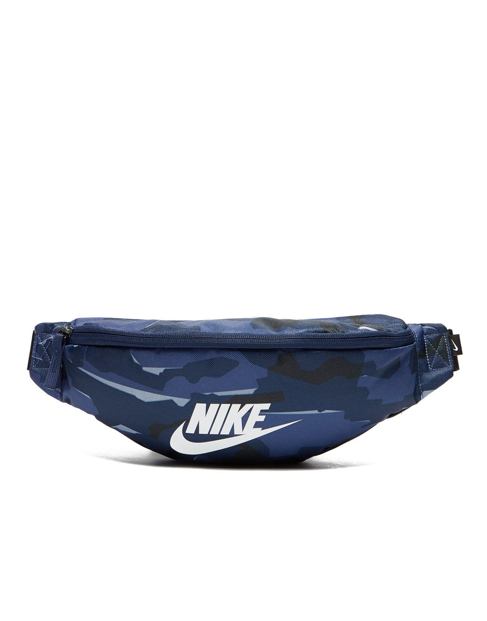 nike waist bag blue