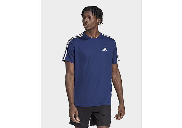 T-shirt de training Train Essentials 3-Stripes adidas pour homme en coloris  Bleu | Lyst