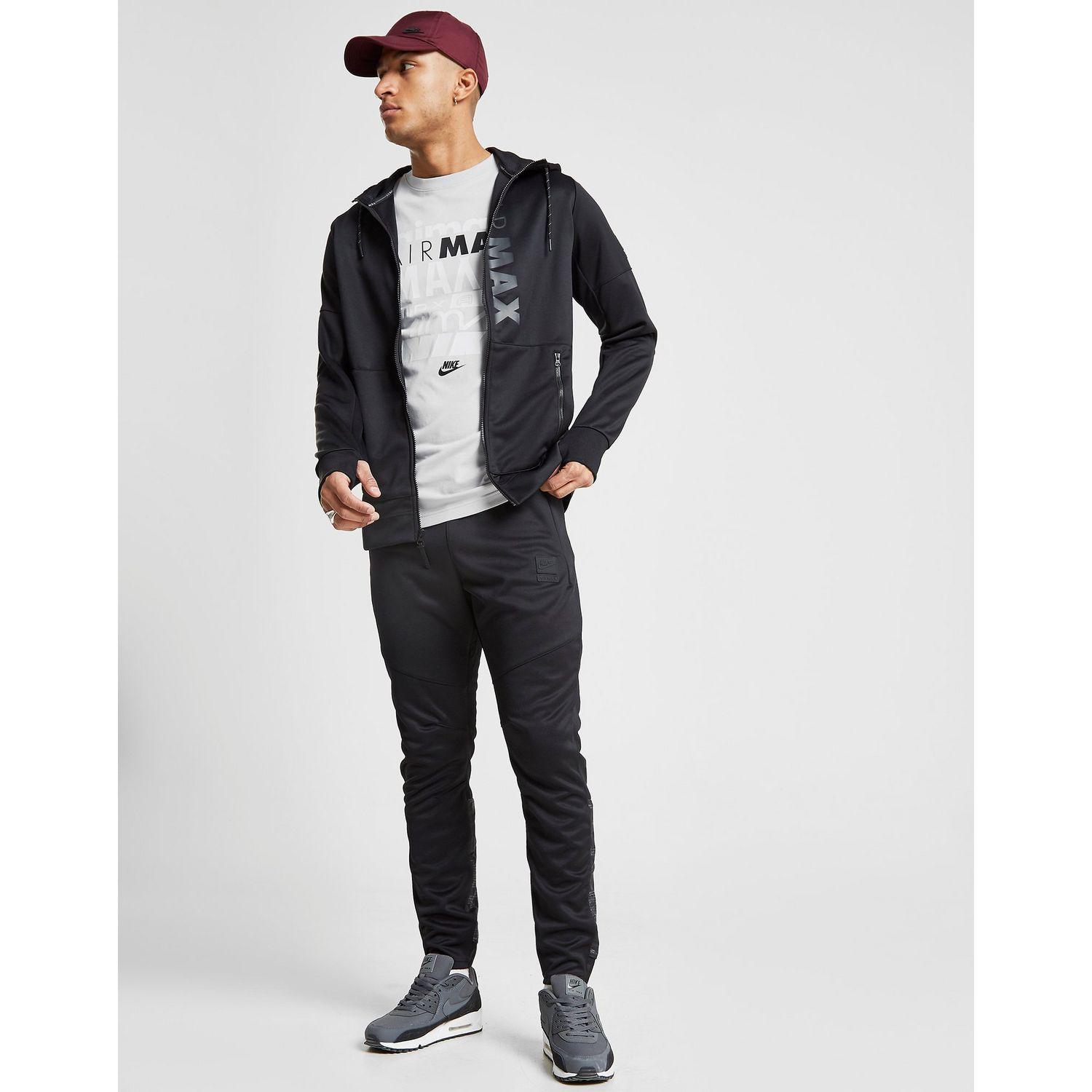 Nike Synthetic Air Max Poly Track Pants in Black for Men - Lyst