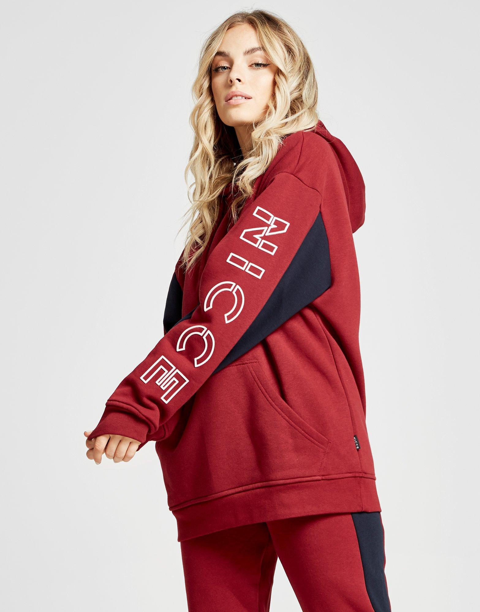 nicce hoodie red