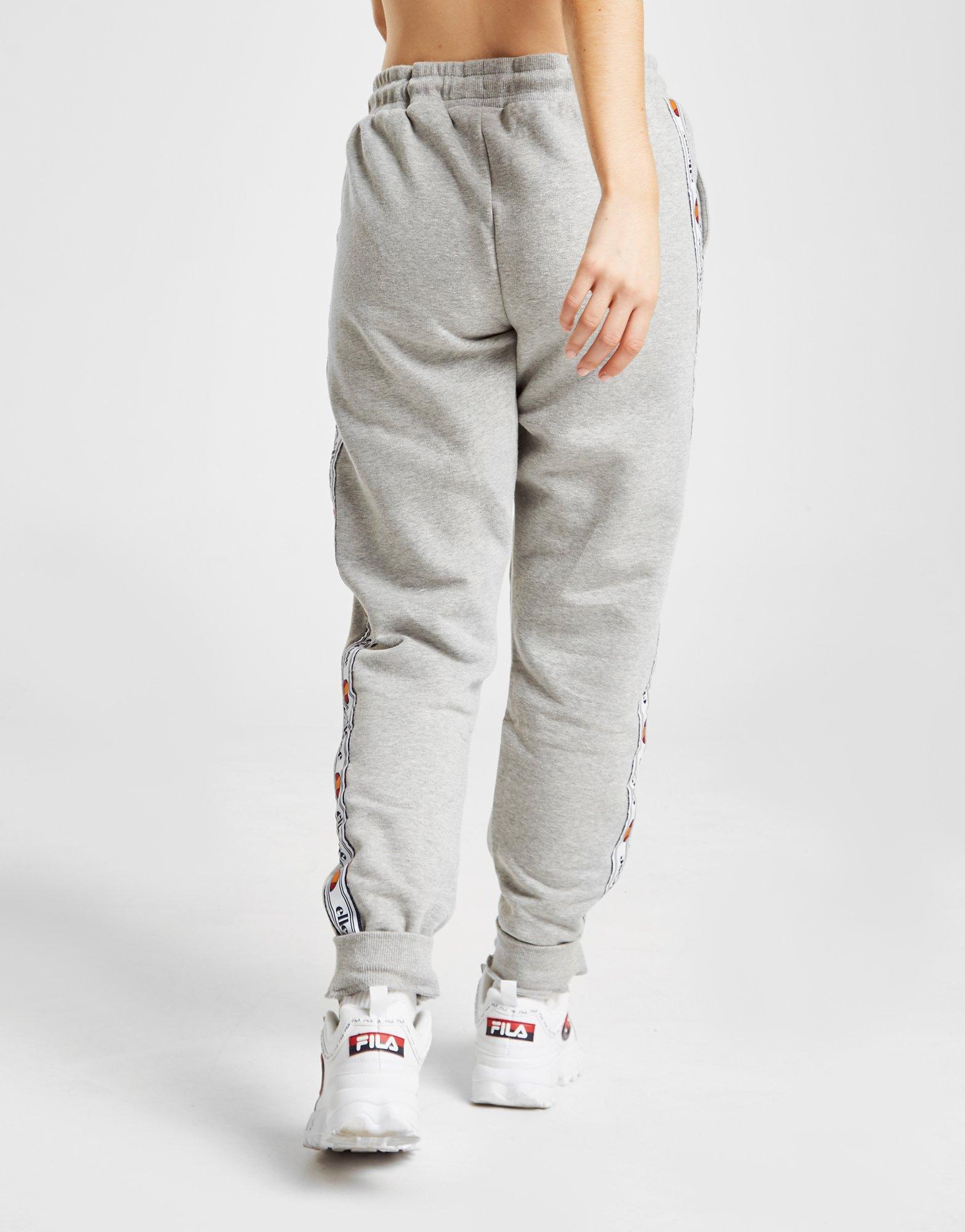 ellesse tape fleece track pants