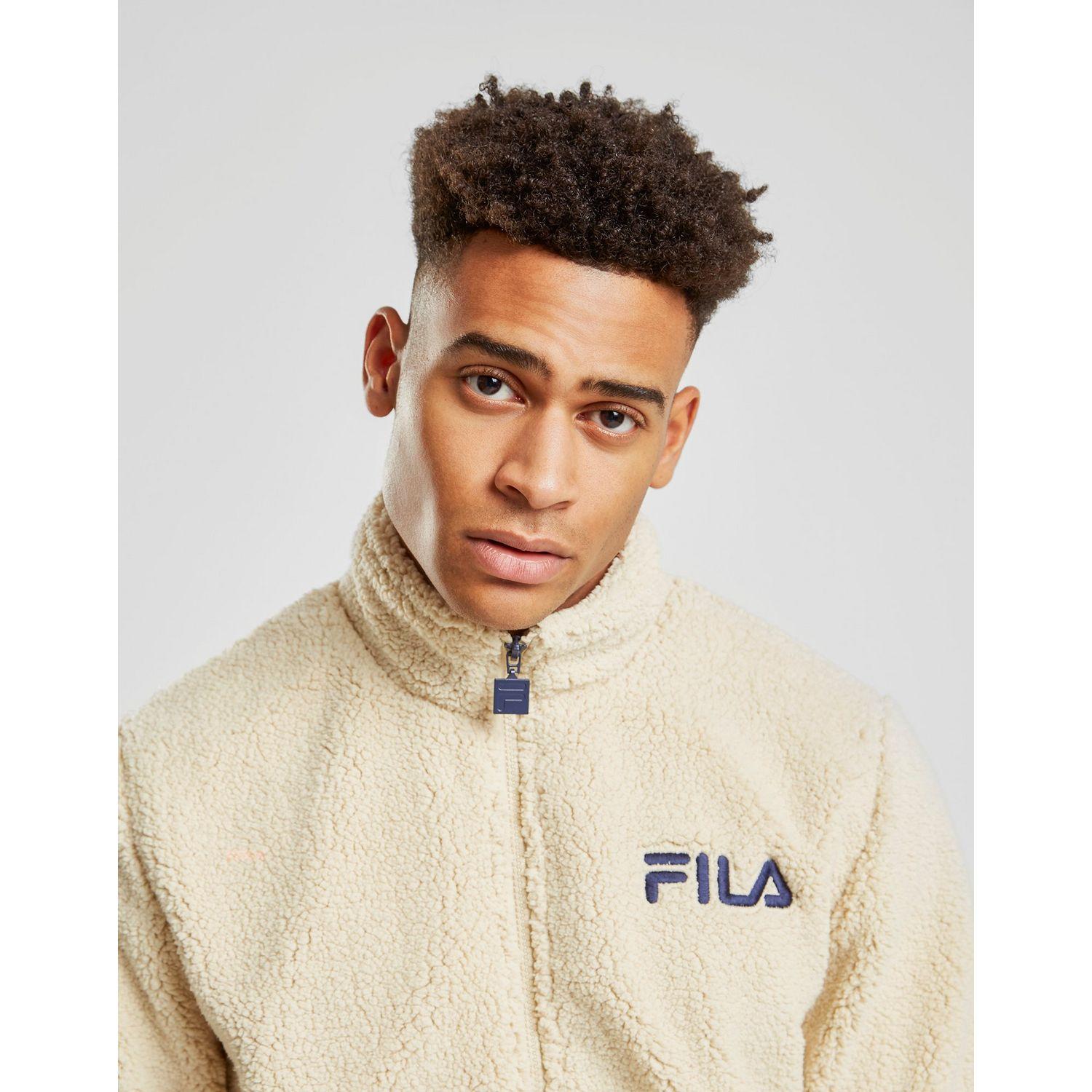 black leather field jacket