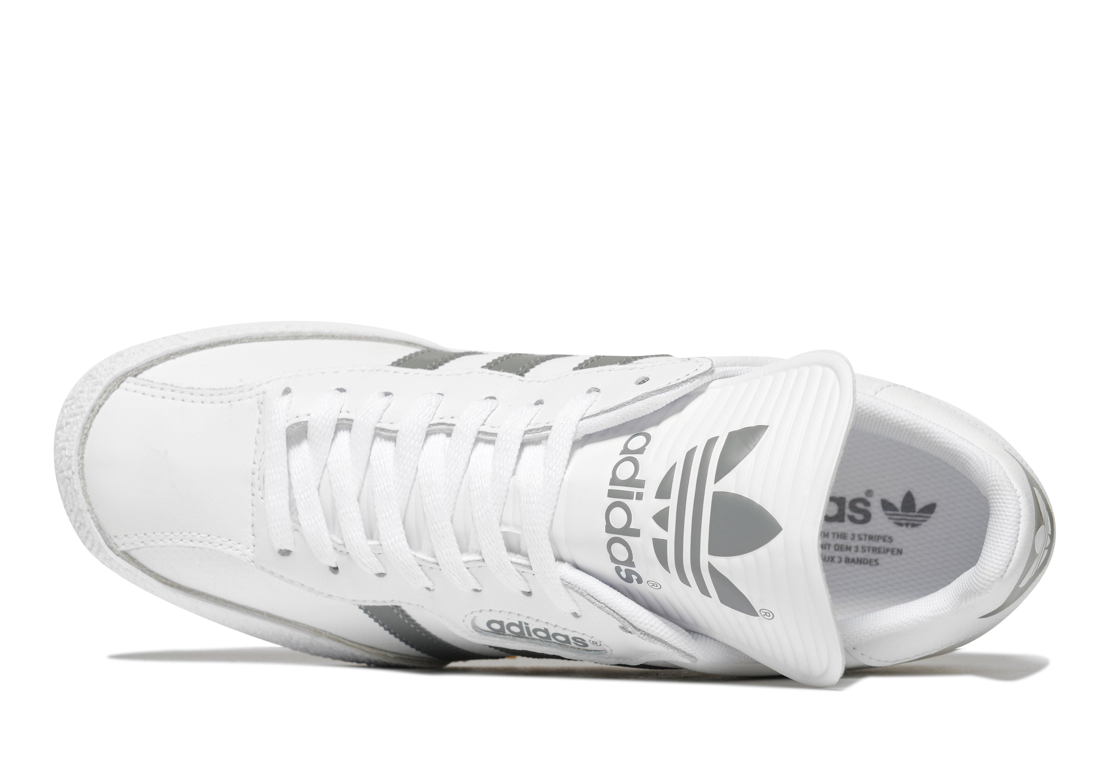 adidas samba super white blue