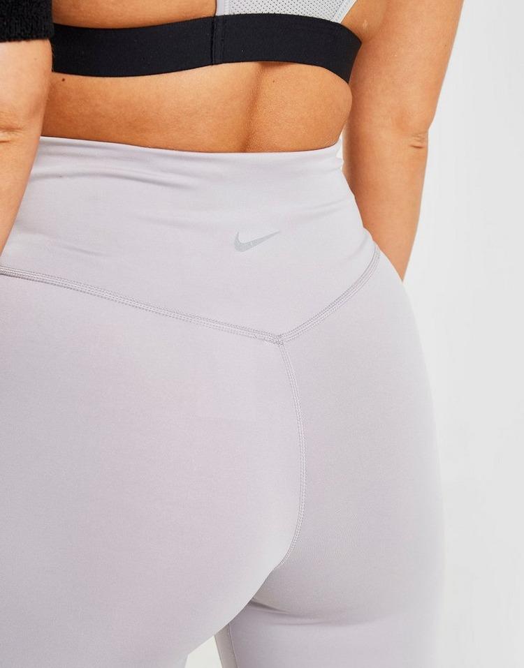 nike running repeat swoosh tights grey