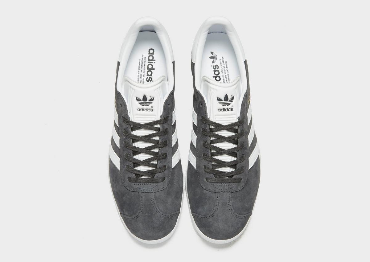 grey adidas gazelle trainers