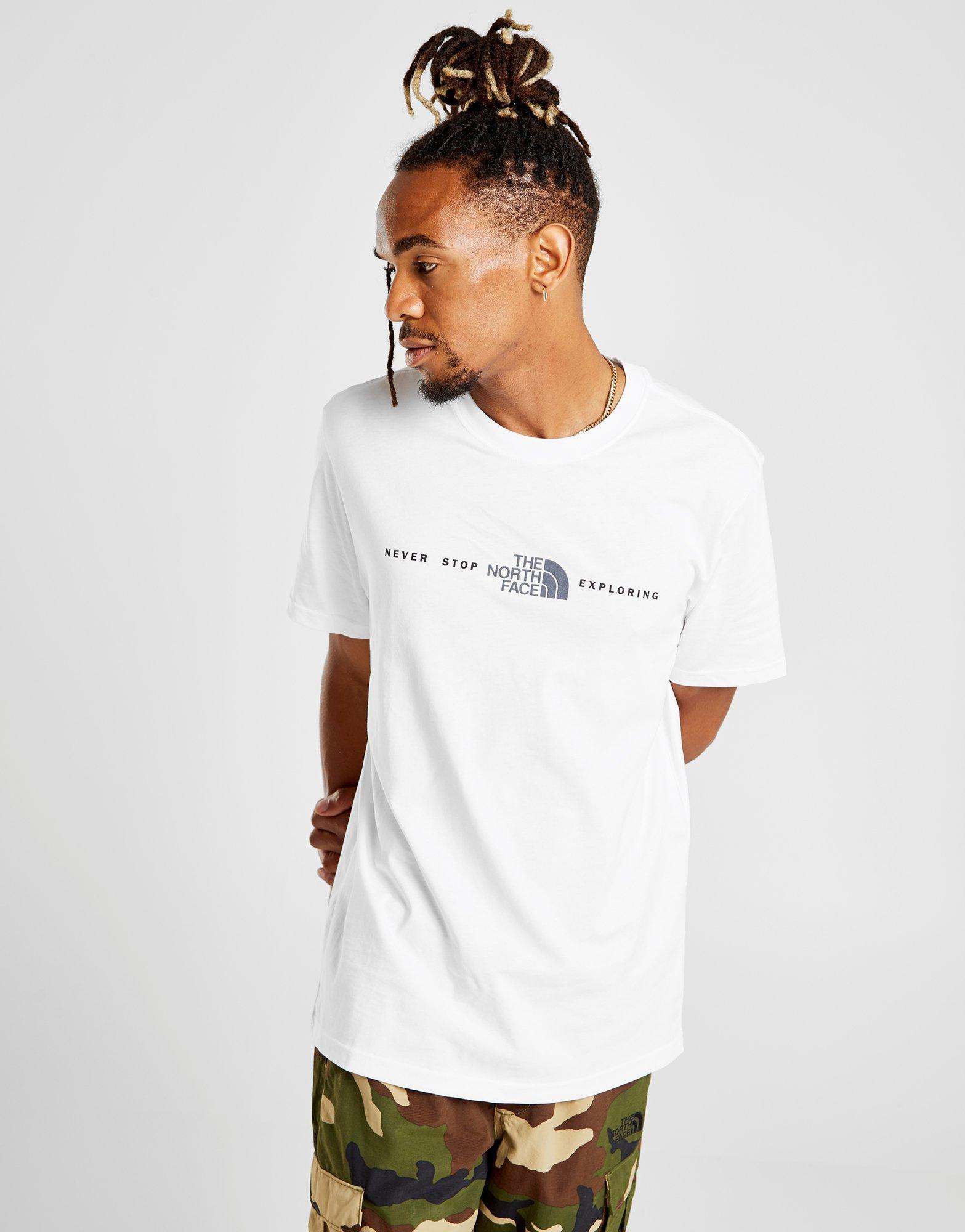 the north face logo t shirt