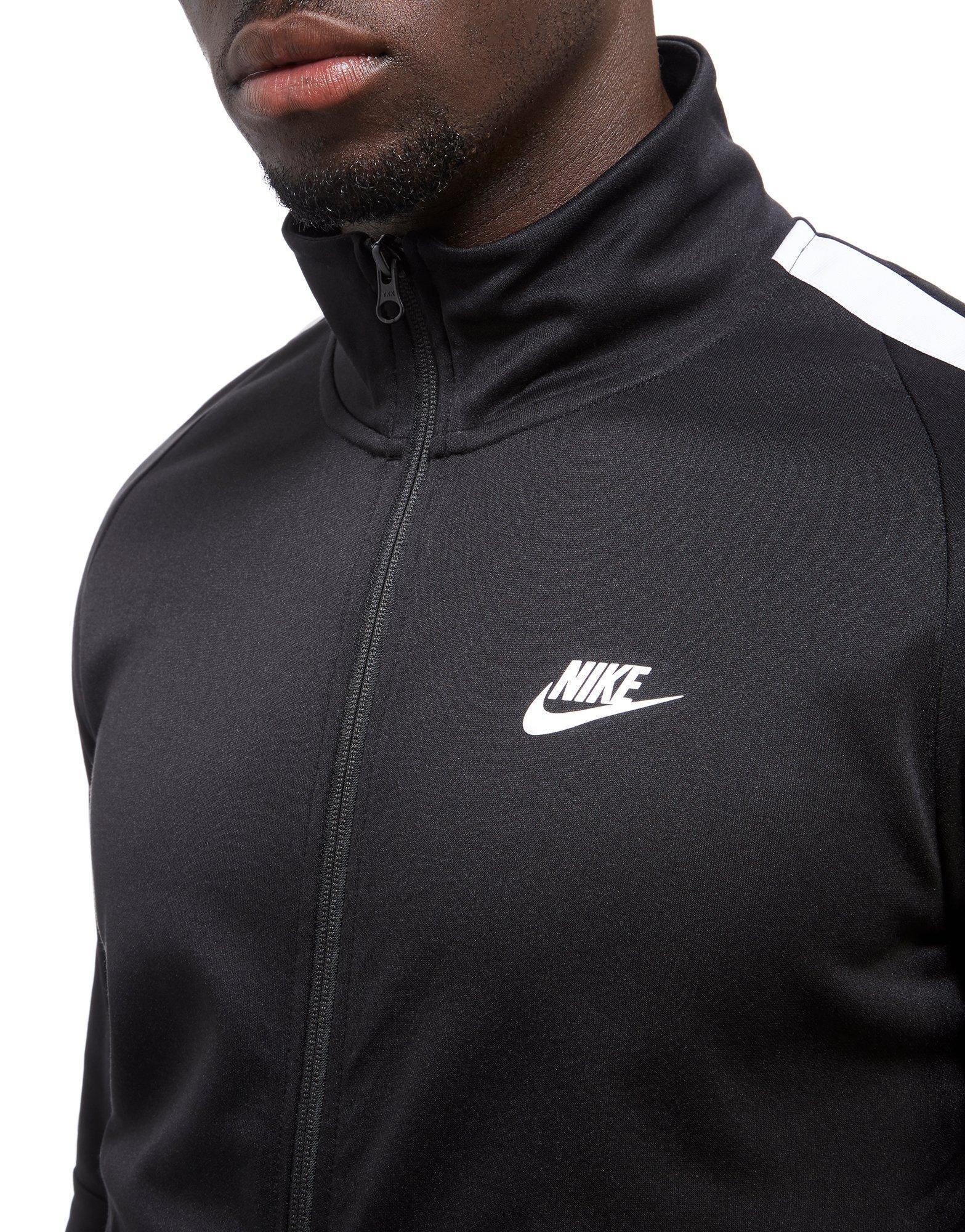 Nike tribute track top black online