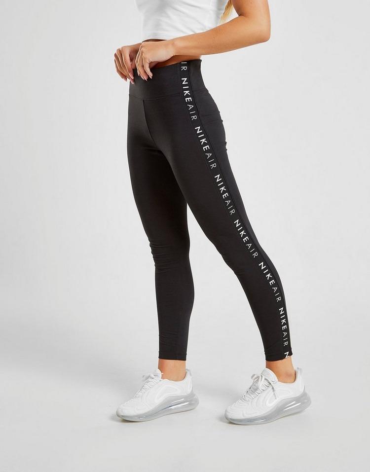 Nike Cotton Air Tape Leggings in Black 
