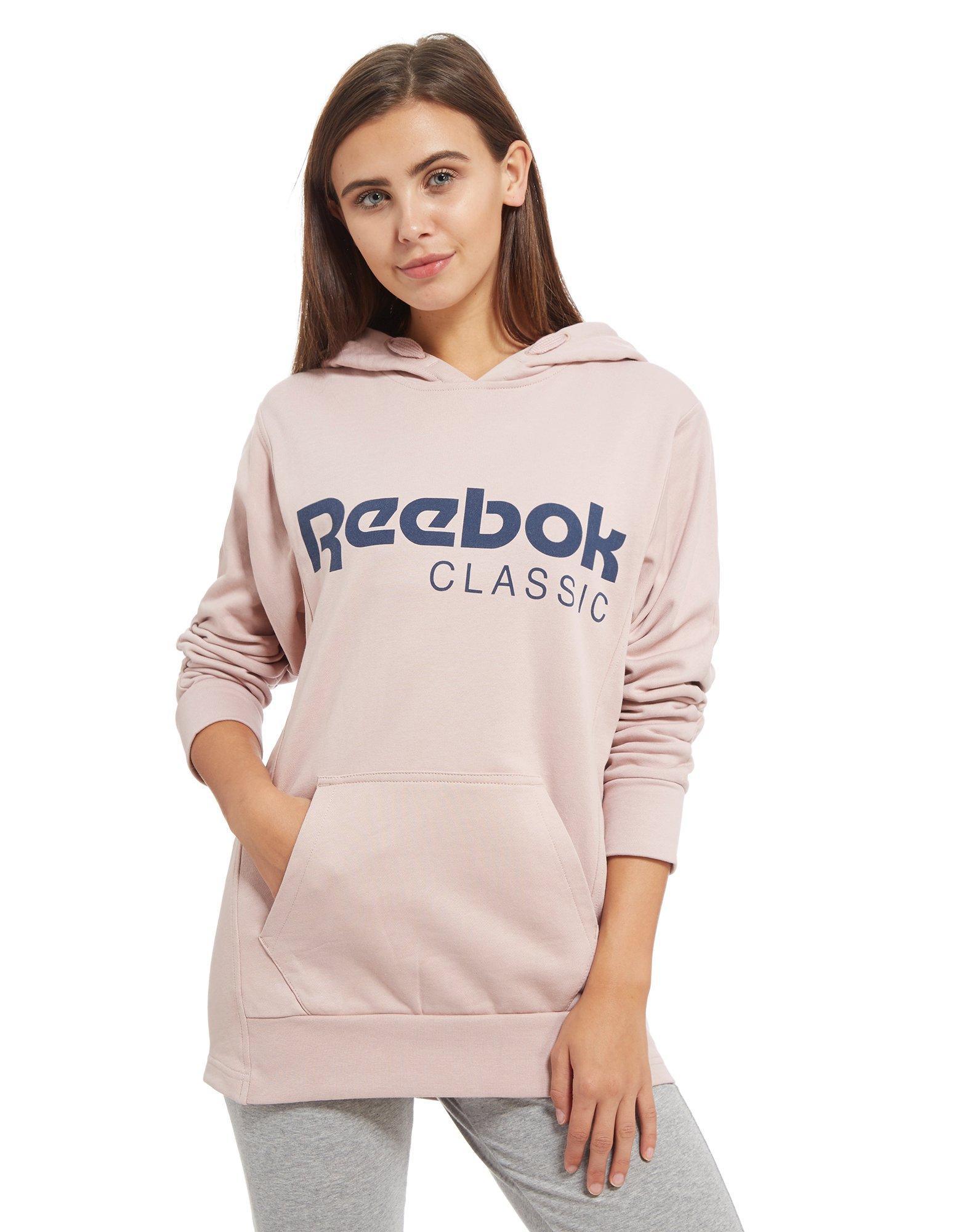 reebok hoodie pink