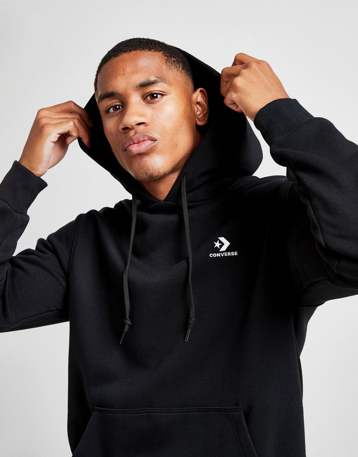 Black overhead hoodie Clearance