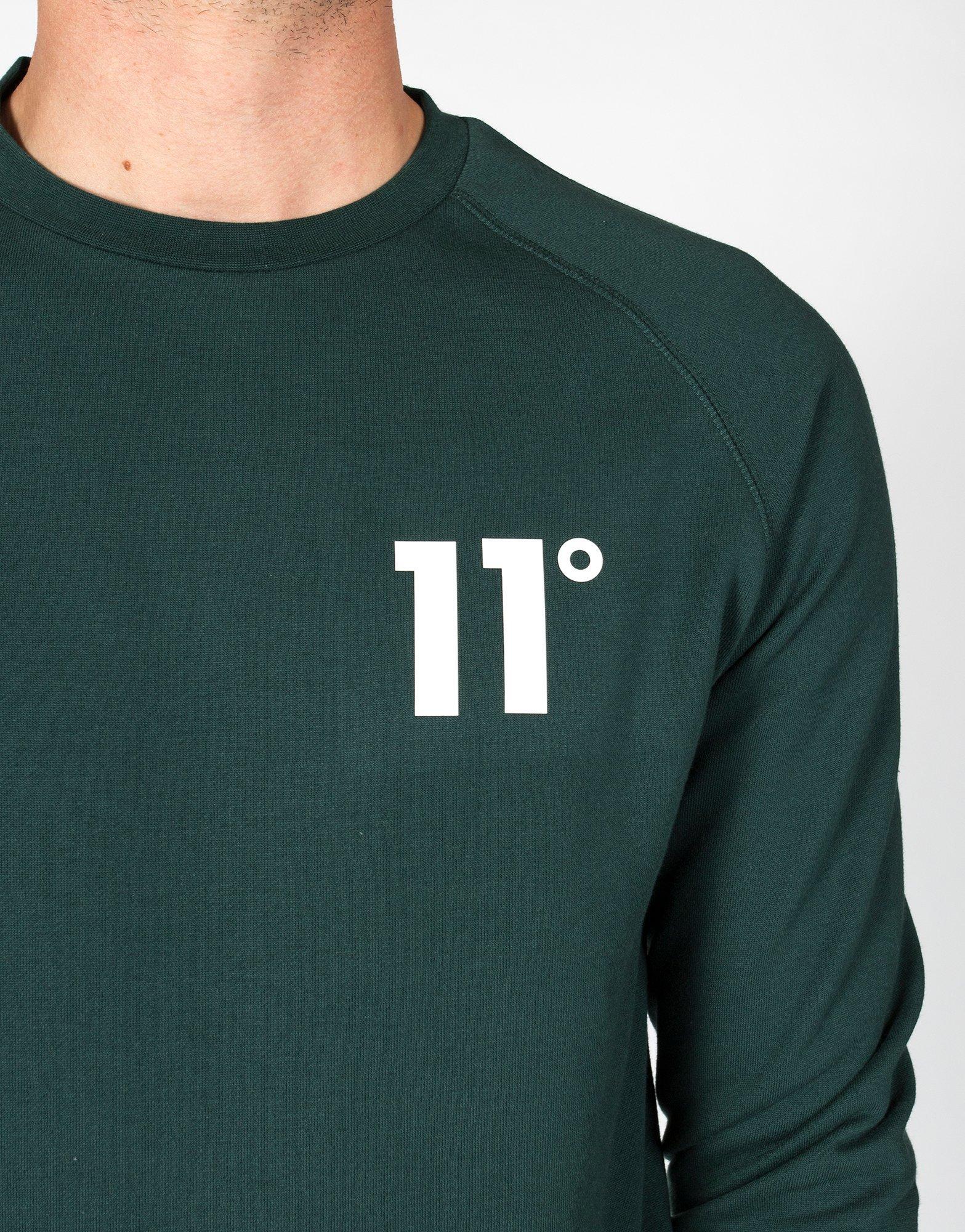11 degrees green hoodie